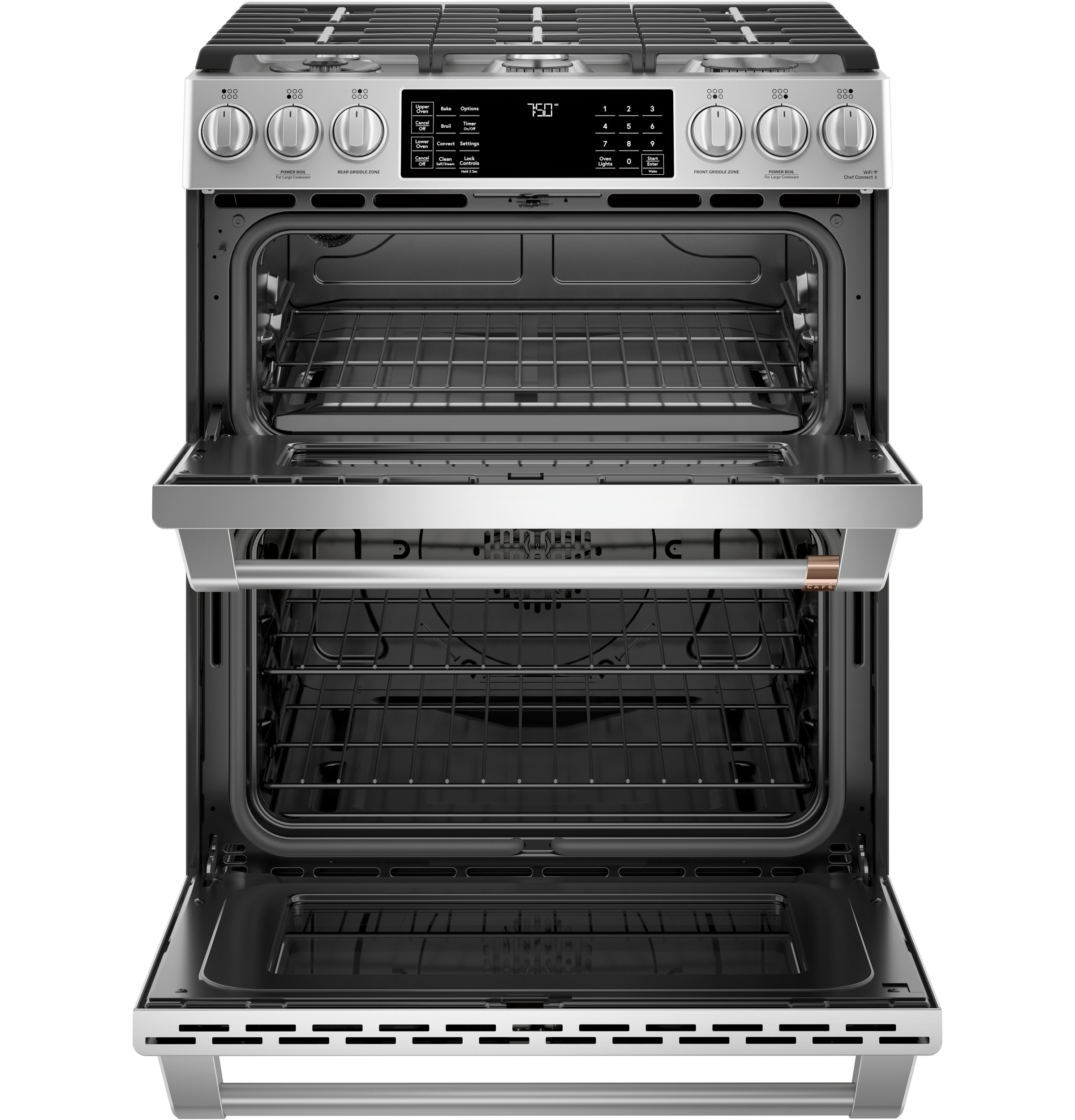 Cafe CGS750P2MS1 Double-Oven-Gas-Ranges - View #3