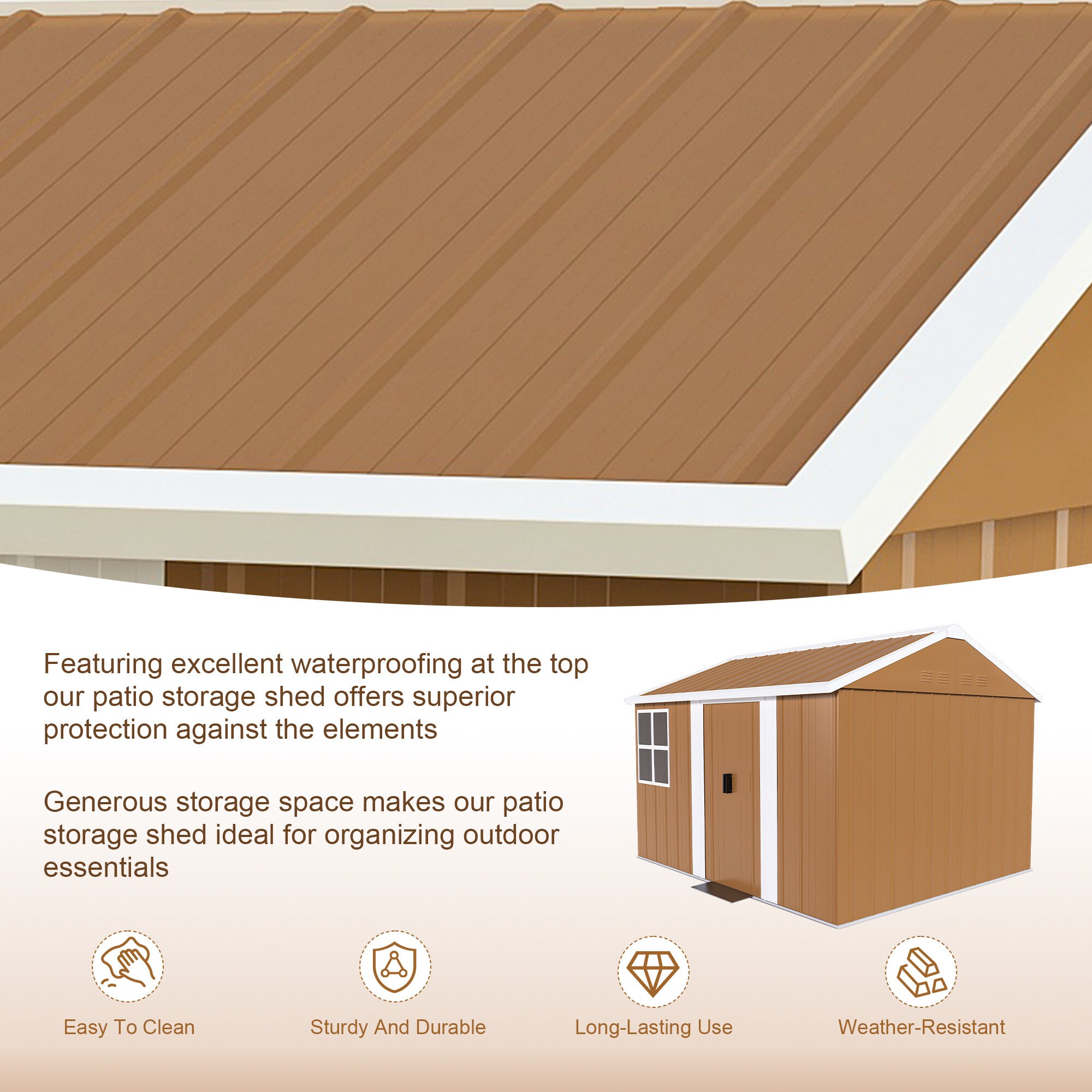 Misopily LMS0302M16 Metal-Storage-Buildings-Sheds - View #3