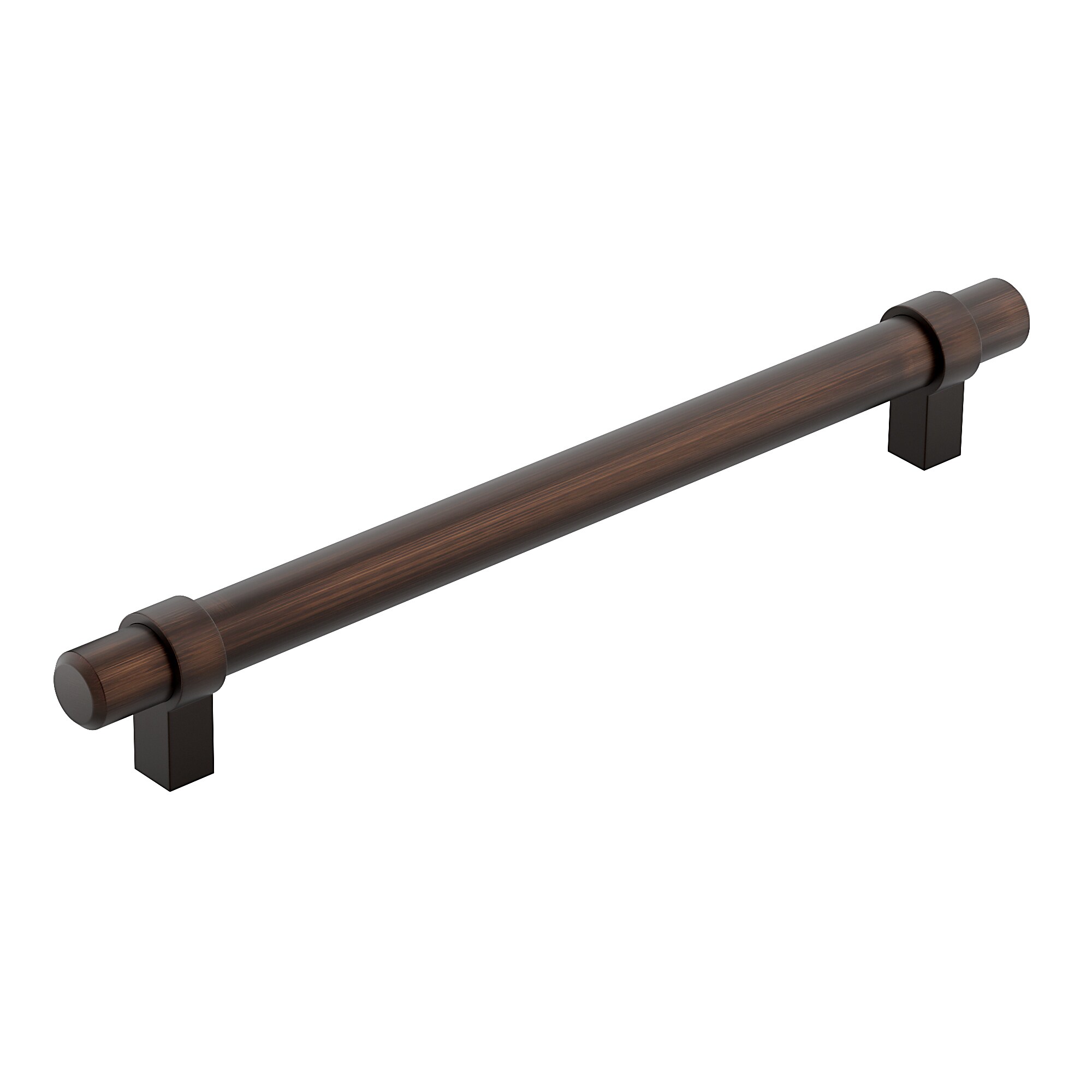 Richelieu BP5016192BORB Greenwich 7-9/16-in , 192mm Center to Center Brushed Oil-Rubbed Bronze Cylindrical Handle