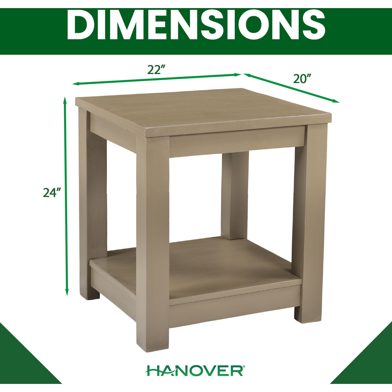 Hanover HLR001-GRY End-Tables - View #5