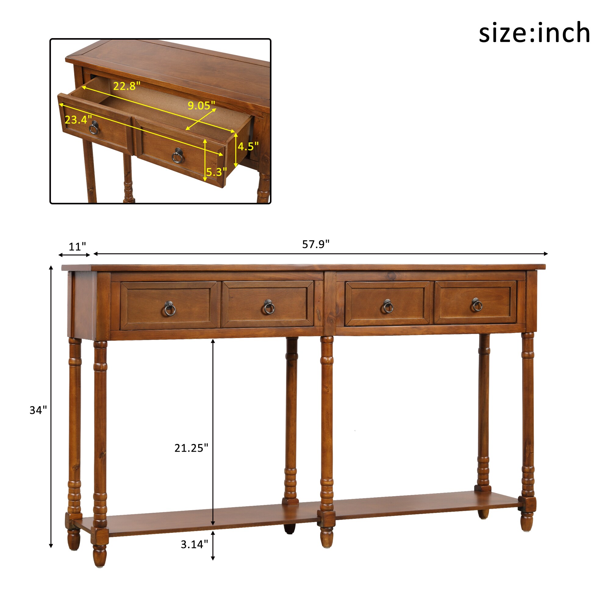 AHIOU HOME ZAAH-CT188957D Console-Sofa-Tables - View #9
