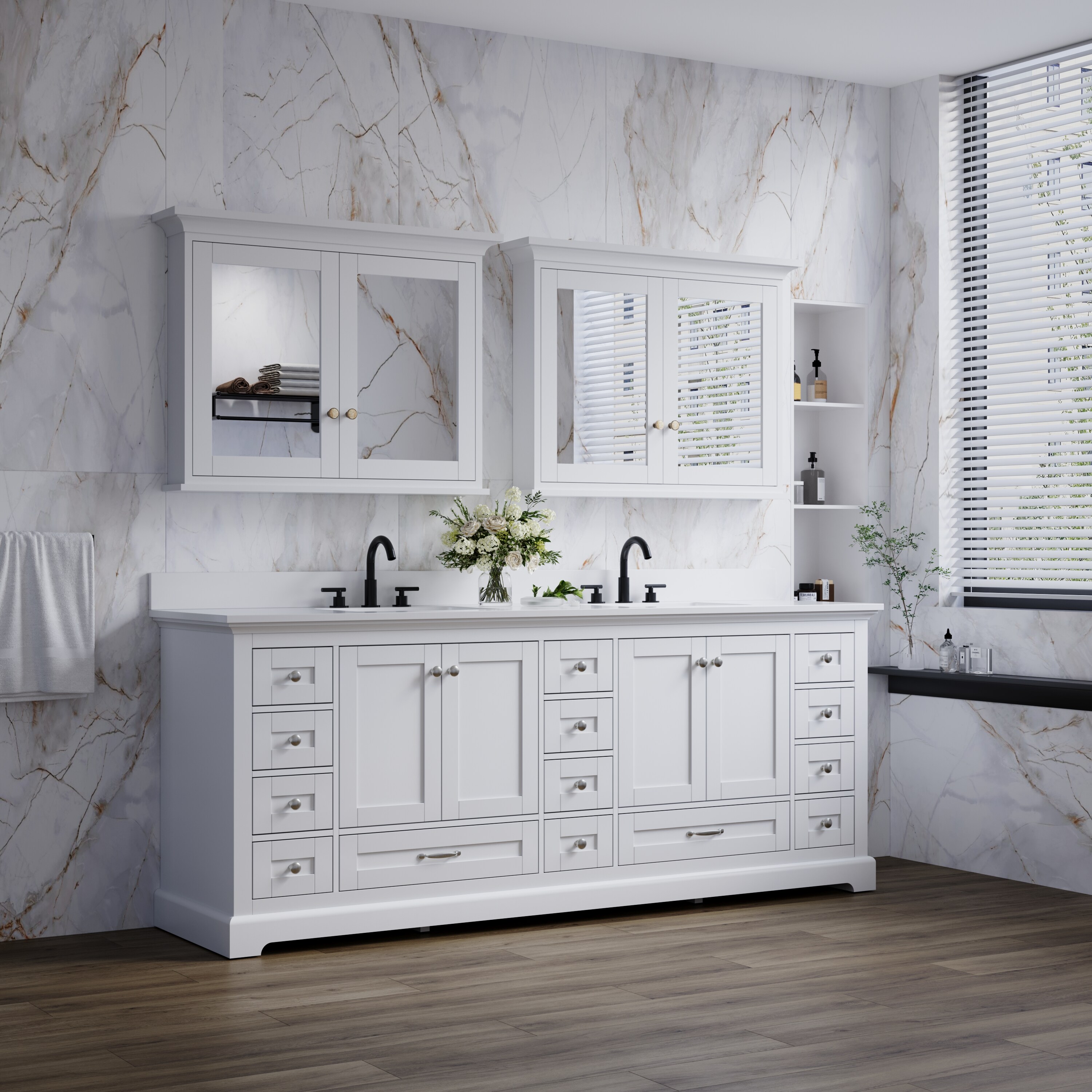 WELLFOR EX-BV60BR Bath-Vanity-Combo - View #7