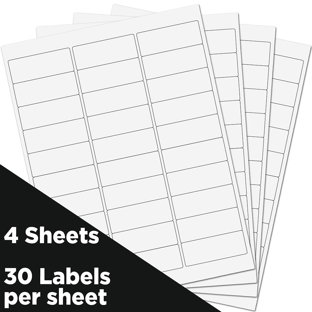 JAM Paper Mailing/Shipping/Address Labels 1.5-in x 3-in White Sticky ...