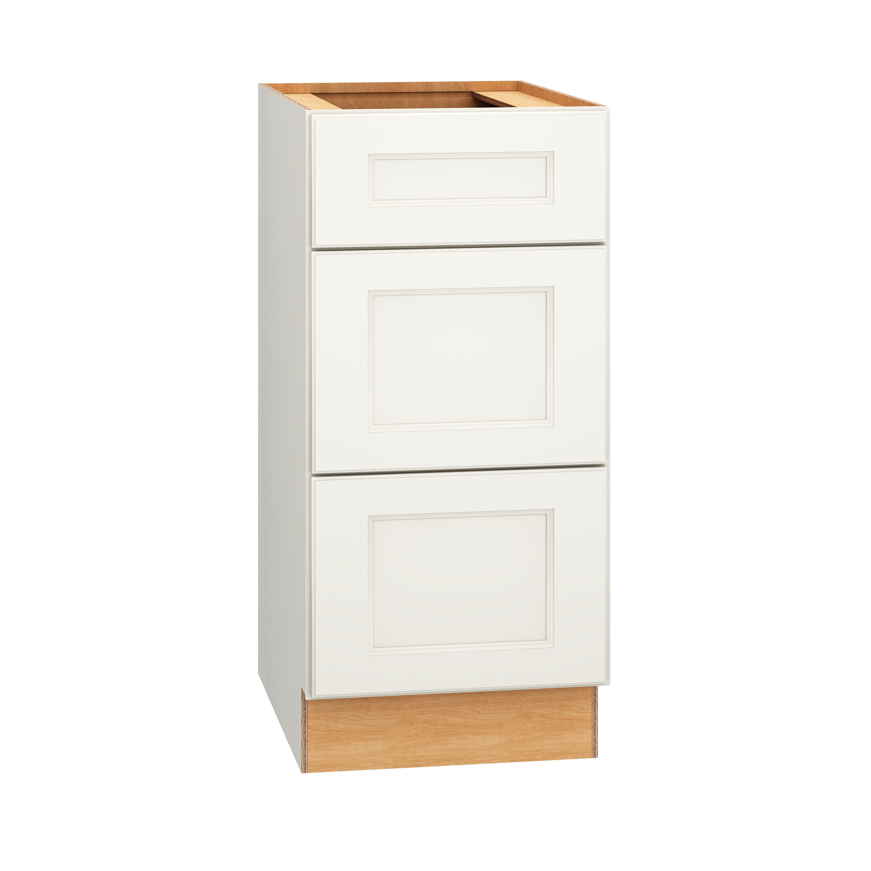 Diamond Express 325 VDB1532.521 Macaulay 15-in W x 32.5-in H x 21-in D White 3 -Drawer Wood Wall-mount Cabinet Banks