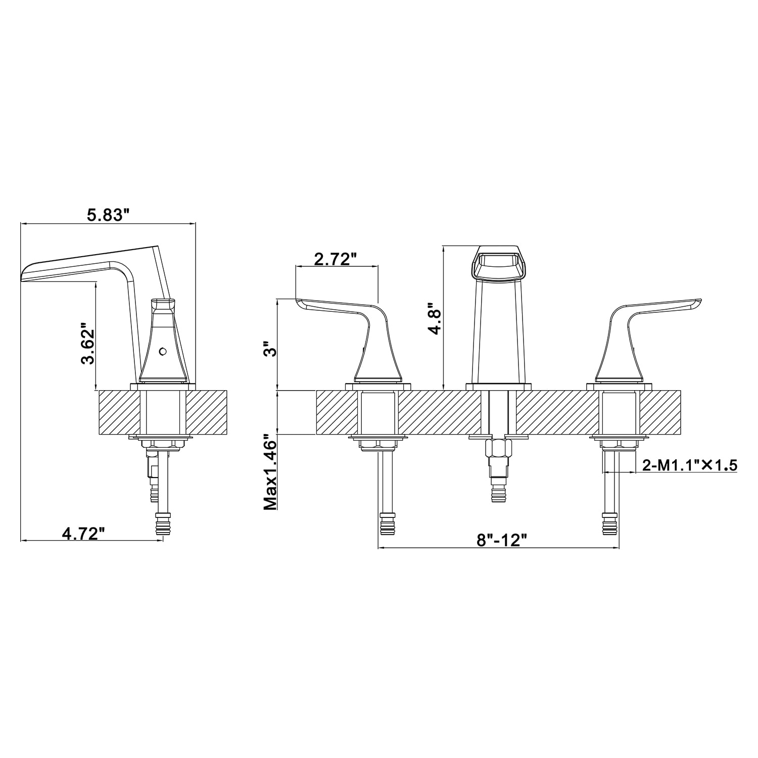 Clihome CL-MS914-BG Lavatory-Faucets - View #5
