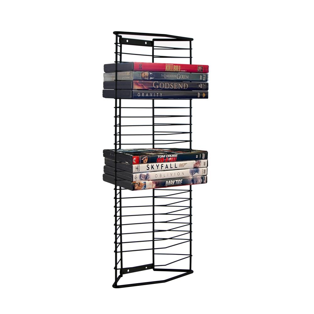 Atlantic 1331 Black Steel Traditional Metal Media Cabinet