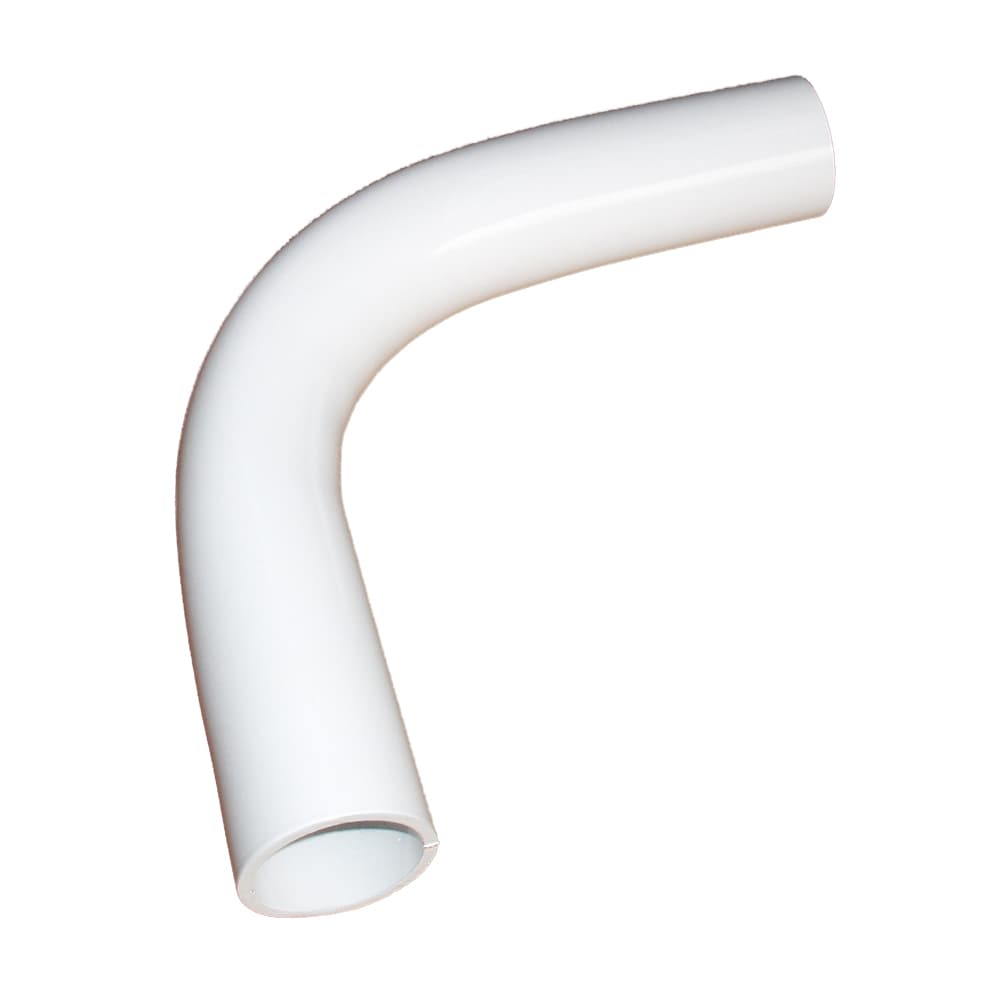 Wolf Handrail WHA585-W 1.9-Inches x 8-Inches White Painted Aluminum Elbow