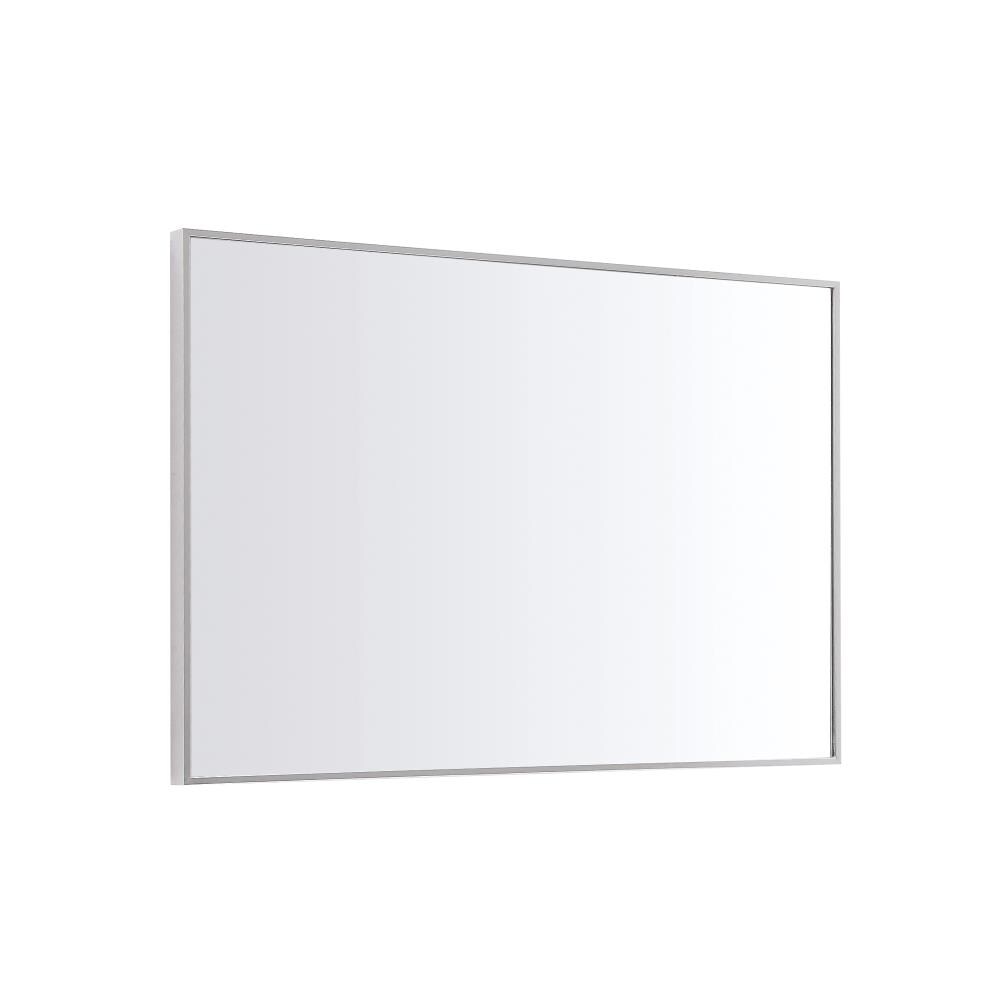 Avanity Sonoma 39-in x 27.6-in Stainless Steel Bathroom Vanity Mirror ...