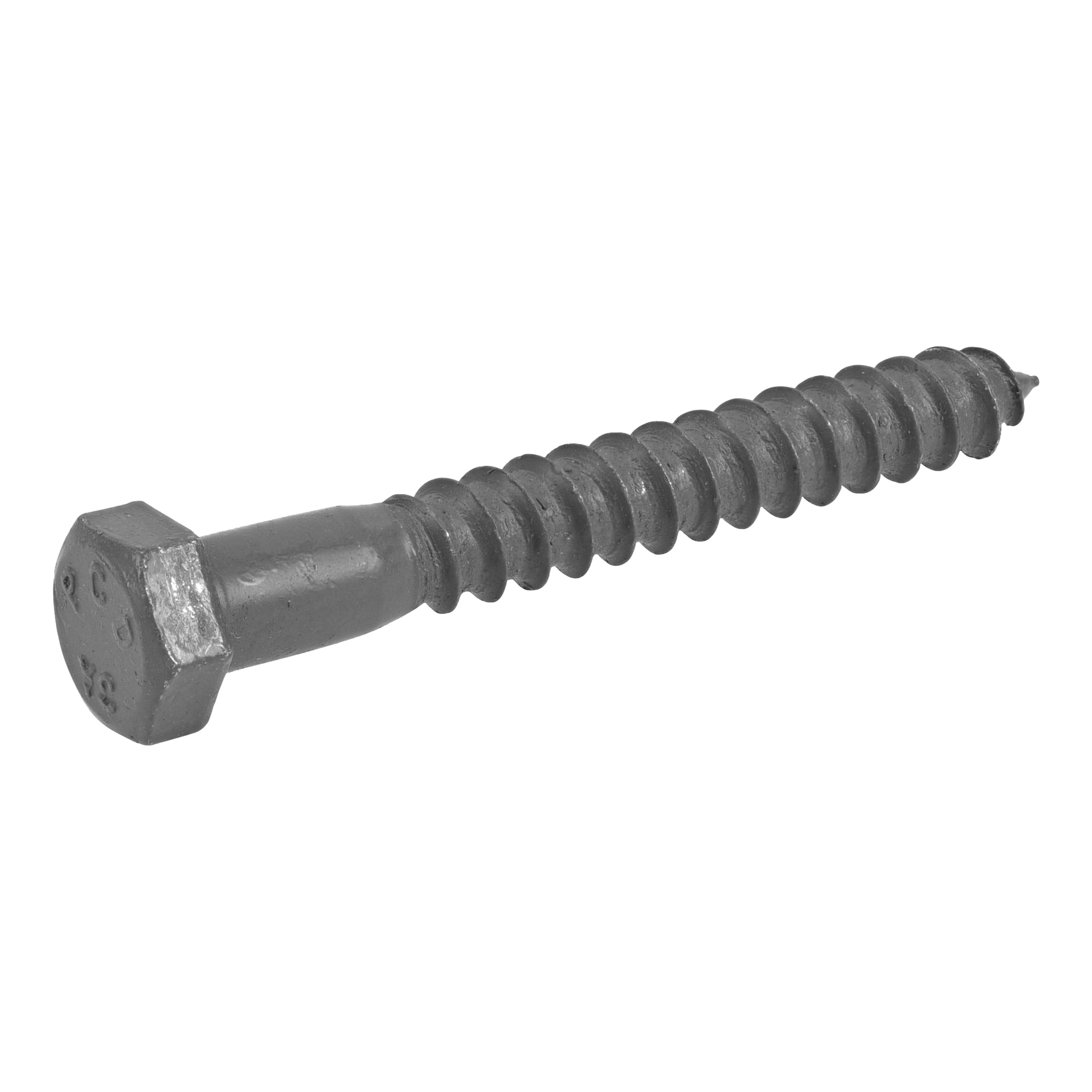 Deck Plus 261312 3/8-in x 3-in Gray Epoxy Hex -Head Exterior Lag screws