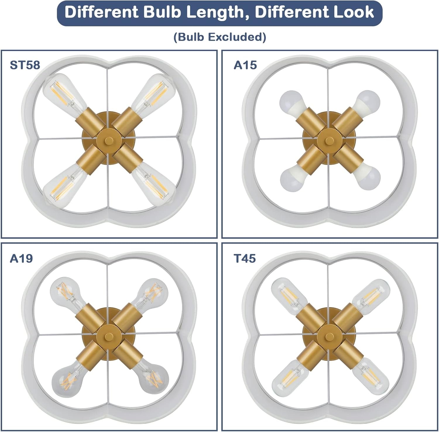 Nordic Hygge TJ-CL-PCA001-4-GD-1 flushmounts - View #5