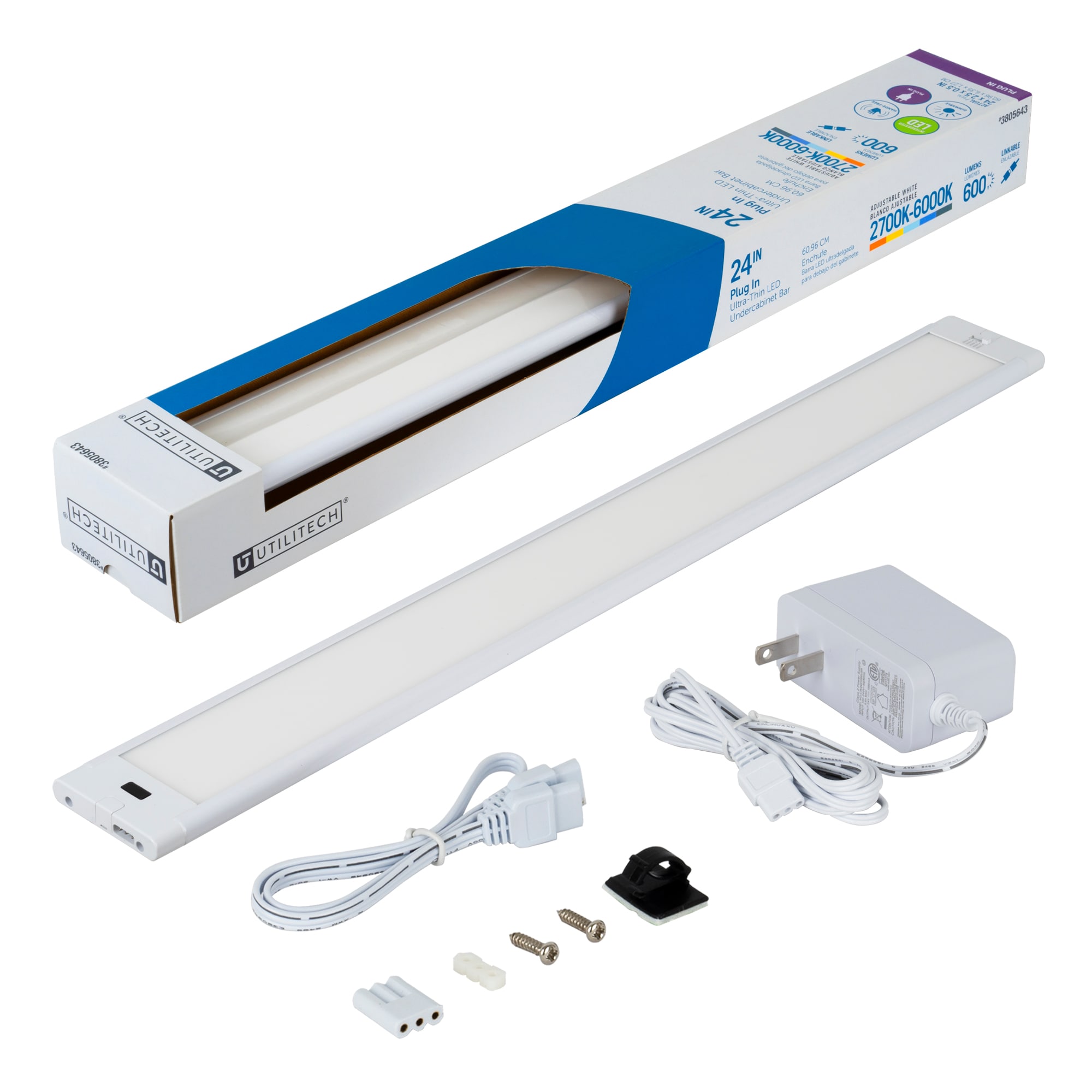 Sensky 19.7ft/6m Motion Activated LED Strip Light Kit Flexible LED Strip  Motion Sensor for Bedroom, Gun Safe, Under Cabinet, Under Bed, Pantry