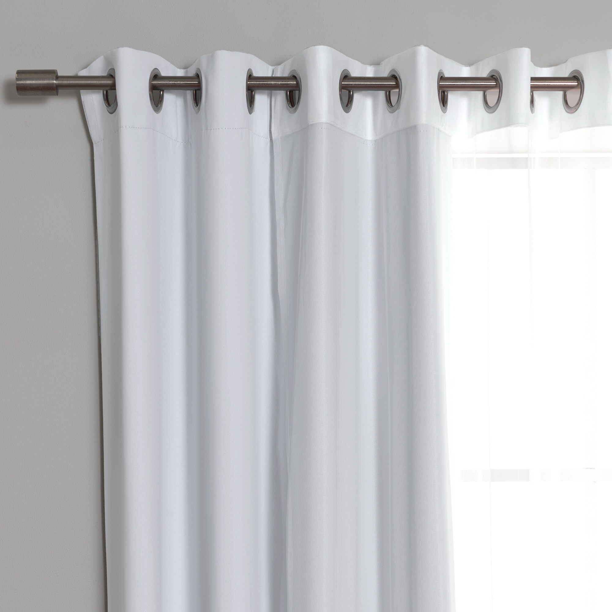 Best Home Fashion MM-TULIP-84-VAPOR curtains - View #2