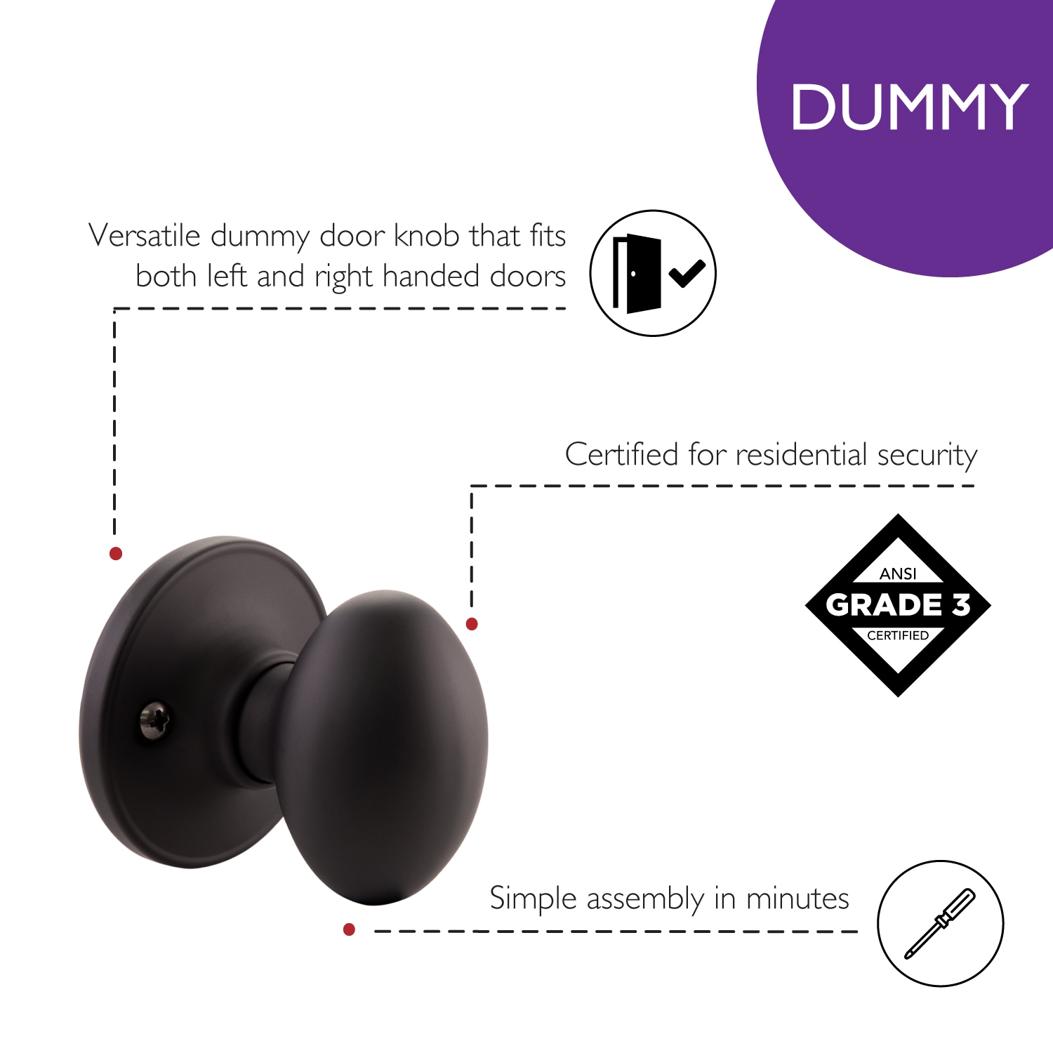 Design House 779165 Door-Knobs - View #7