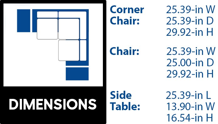 Style Selections FSS60657B Patio-Conversation-Sets - View #8