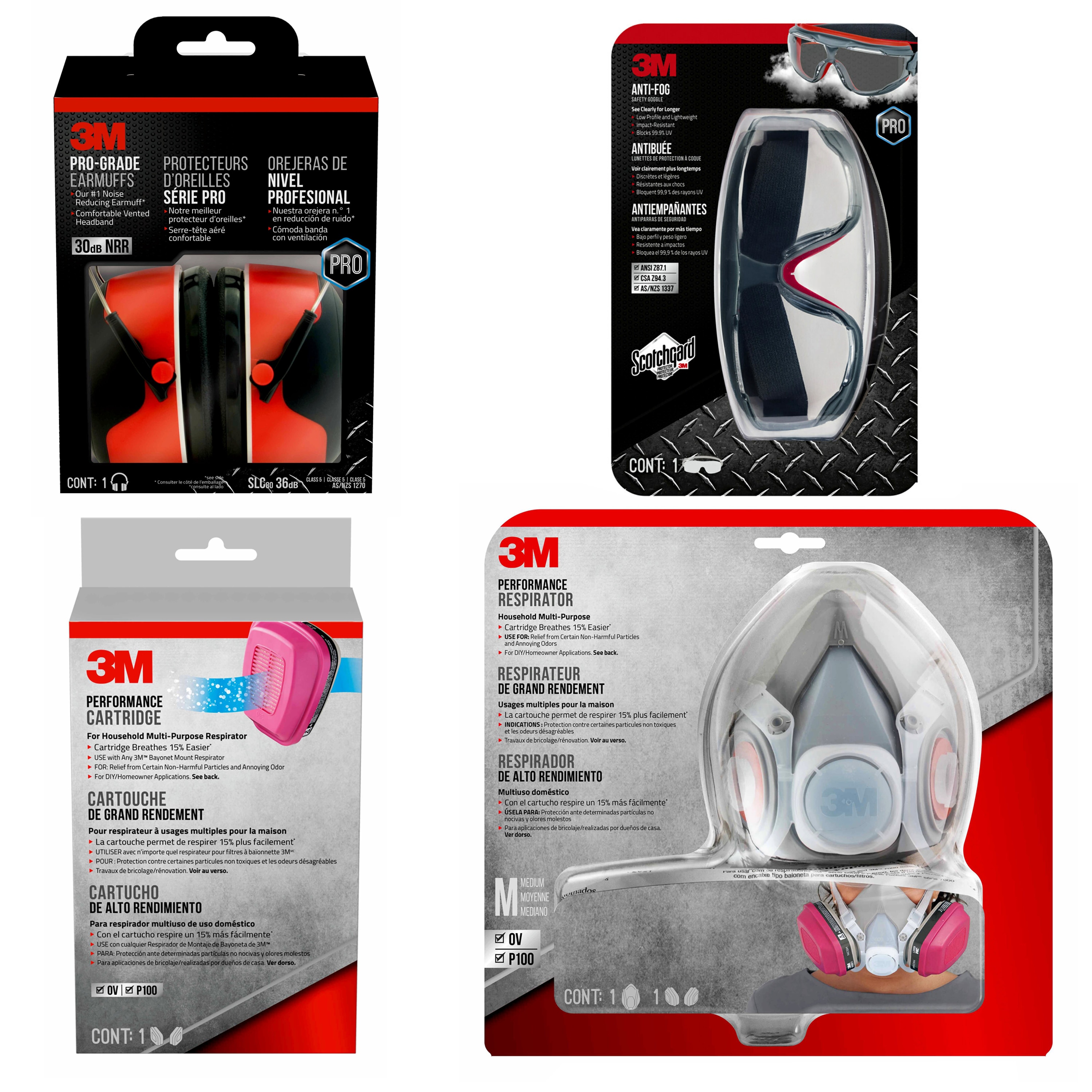 3M Pro Grade Earmuff Hearing Protection Earmuffs in the Hearing Protection  department at