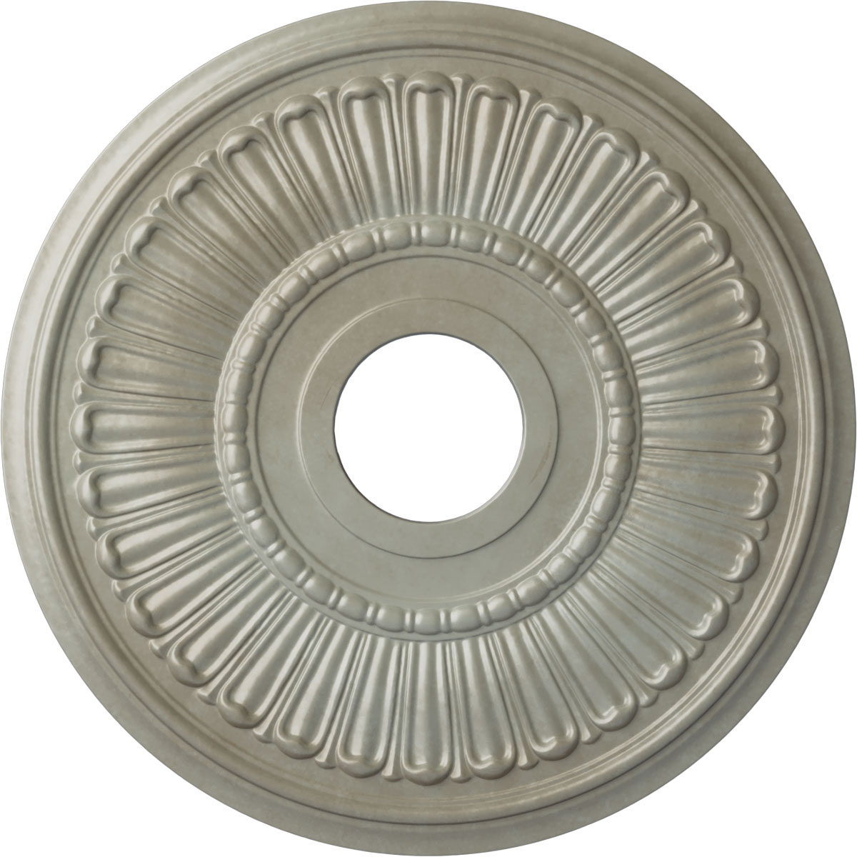 Ekena Millwork CM16MLFLS Melonie 16-in W x 16-in L Painted Flash Gold Polyurethane Whole Ceiling Medallion