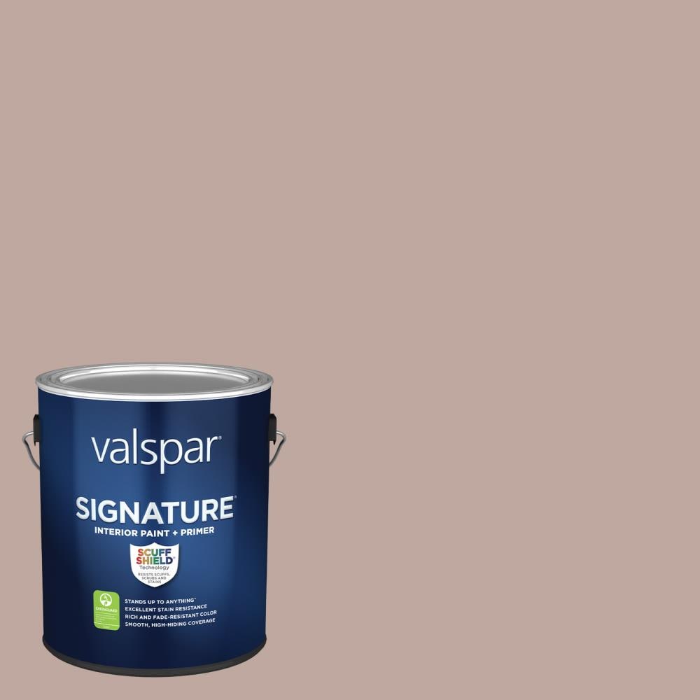 Valspar Signature Satin Glamorous Taupe 2003-10a Latex Interior Paint +  Primer (1-Gallon) in the Interior Paint department at