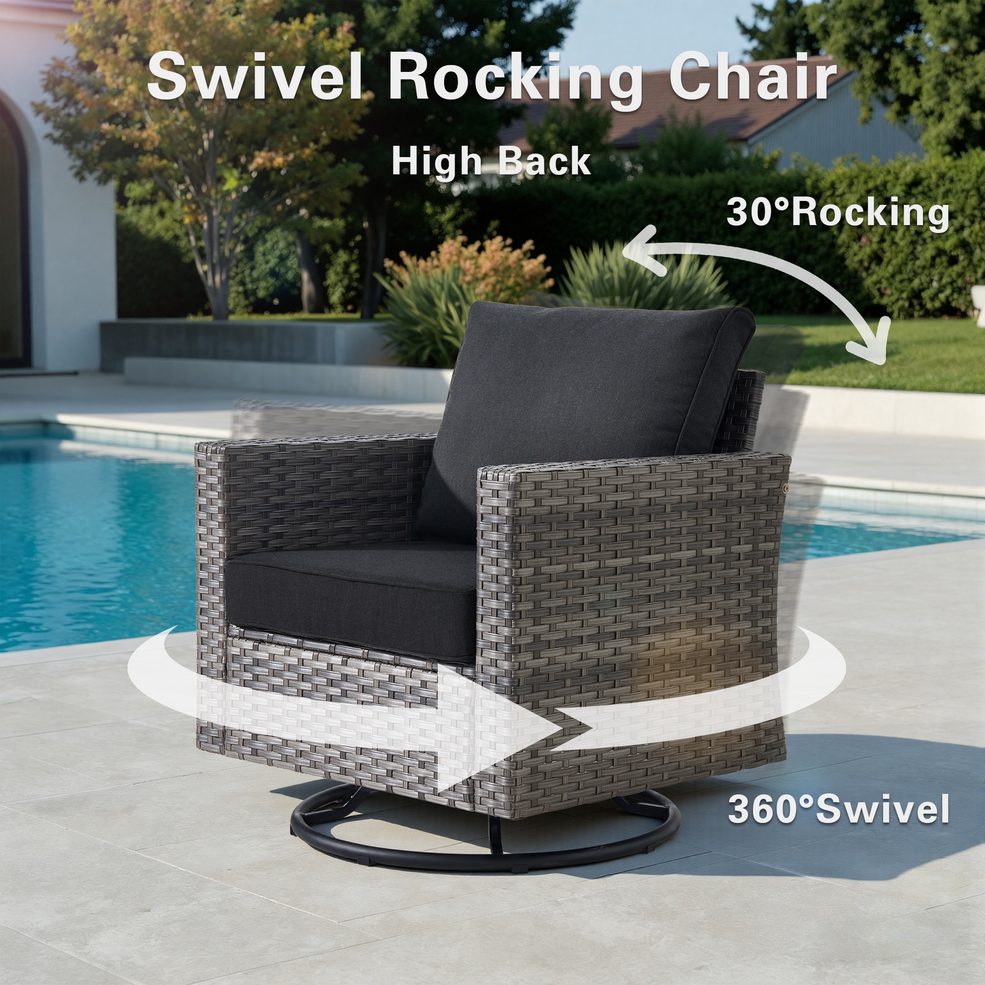 XIZZI XSQRCFP1174 Patio-Conversation-Sets - View #3