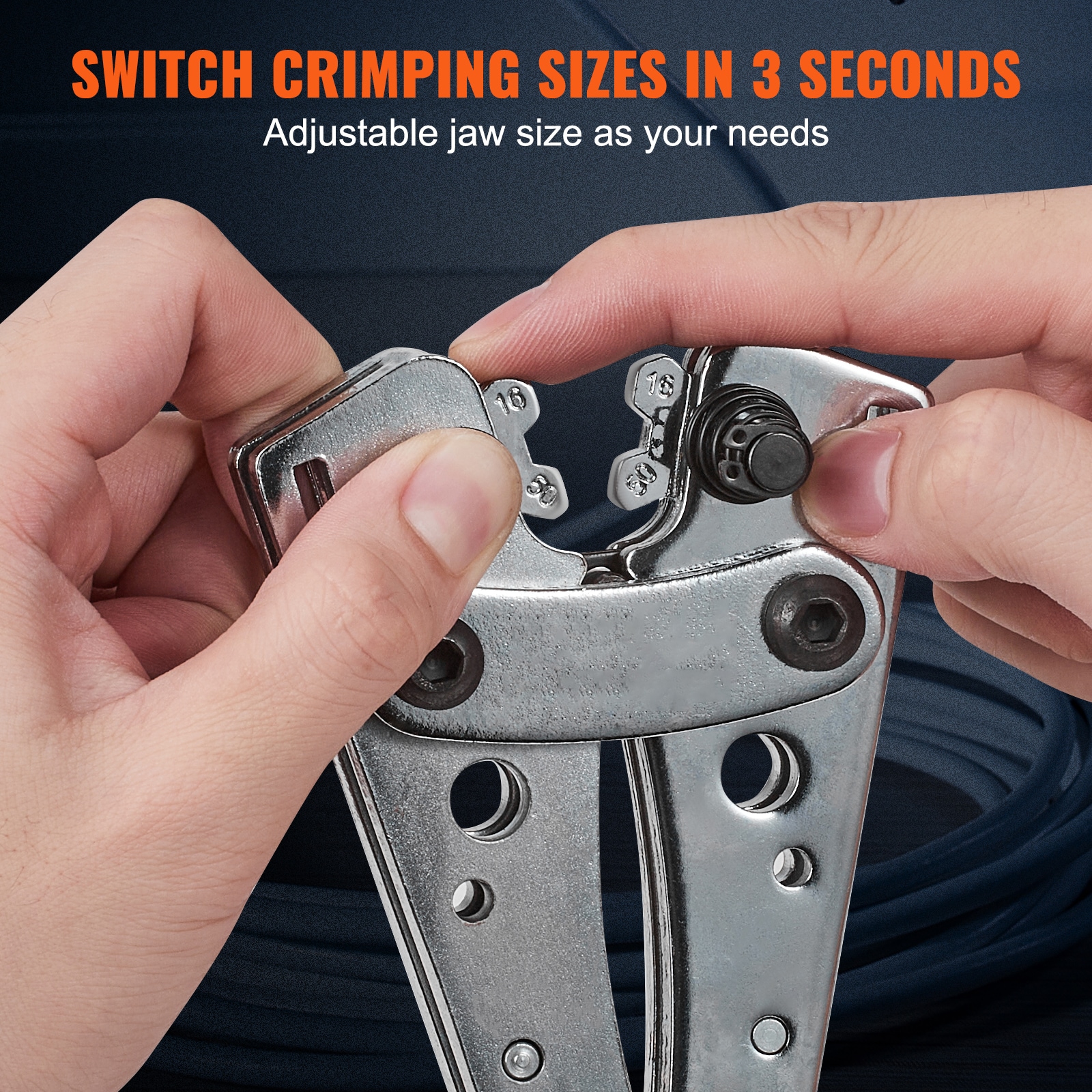 VEVOR SCDLYJQPJDLJ03418V0 Wire-Strippers-Crimpers-Cutters - View #5