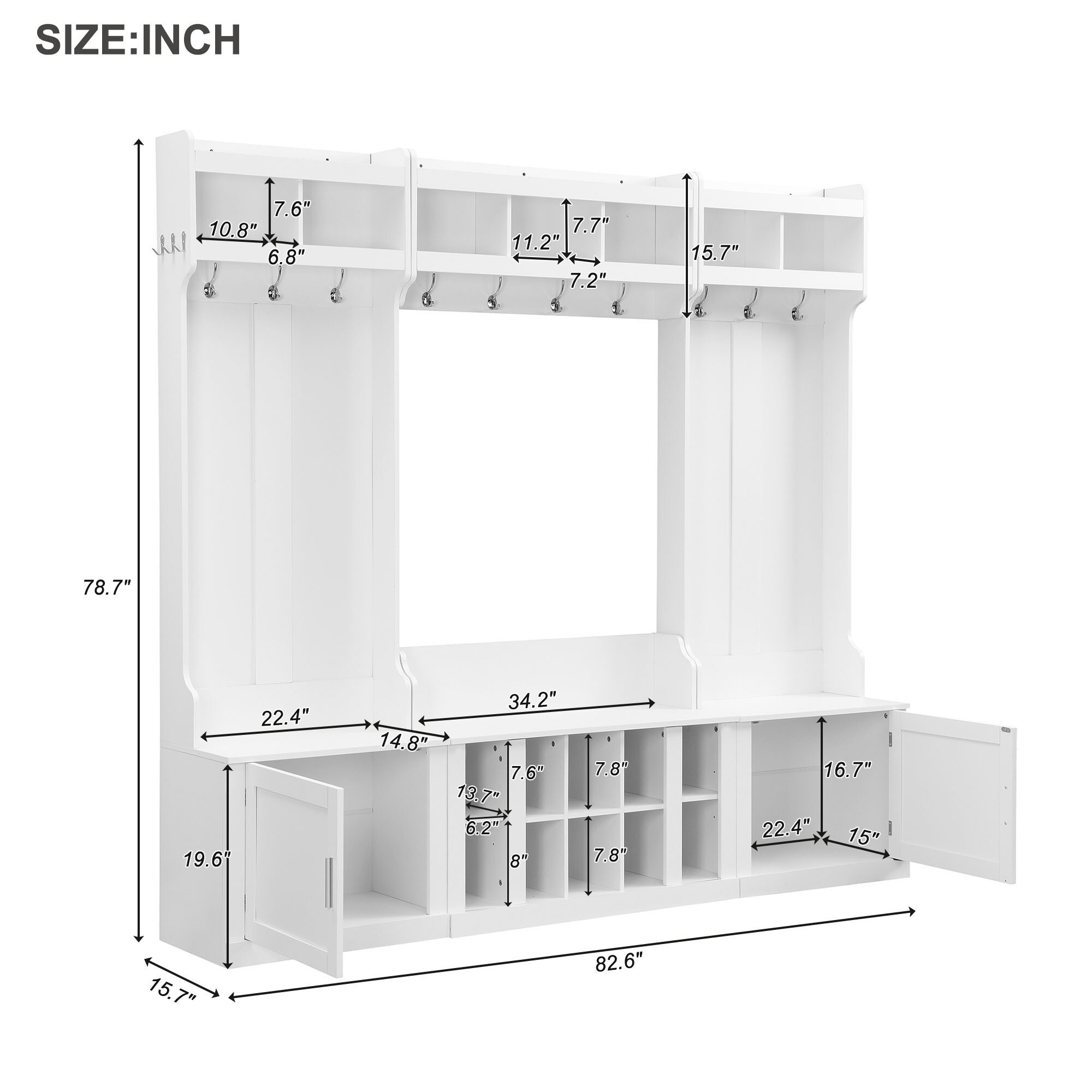 Bybafun YA2500142 Hall-Trees - View #5