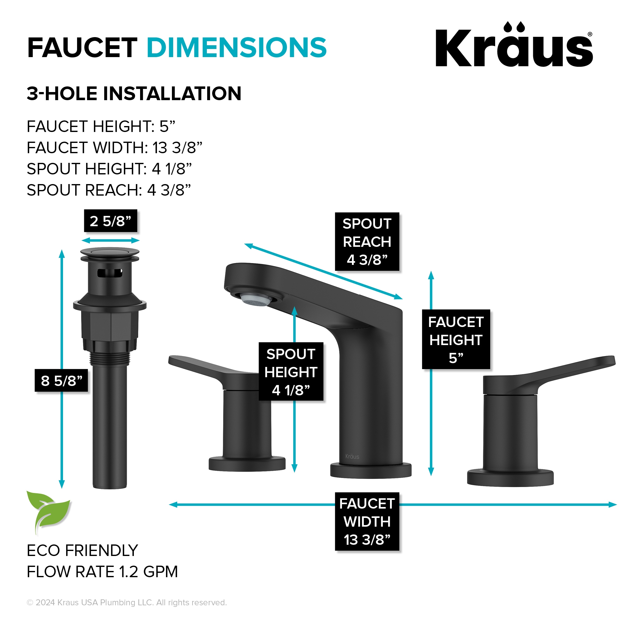 Kraus FUS-14103MB Lavatory-Faucets - View #6