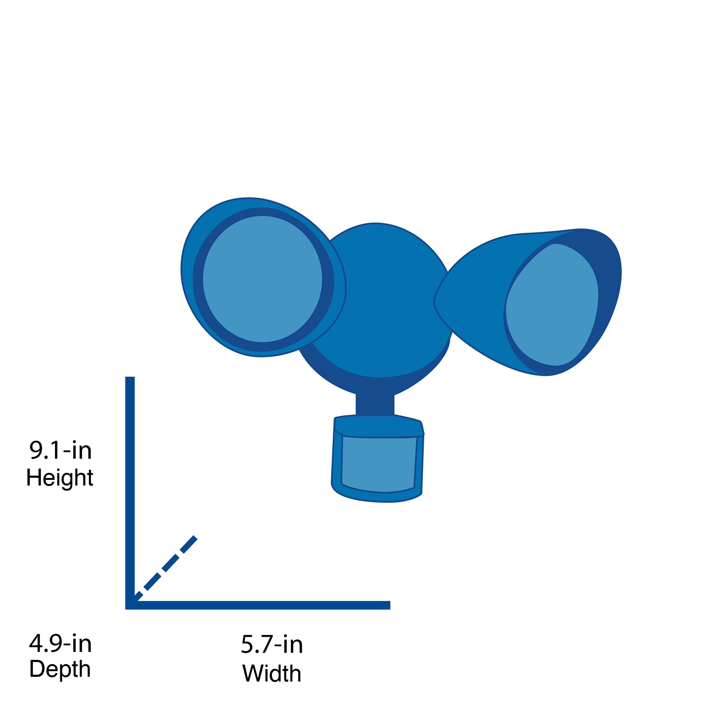 All-Pro MS185RW Motion-Activated-Floodlights - View #6