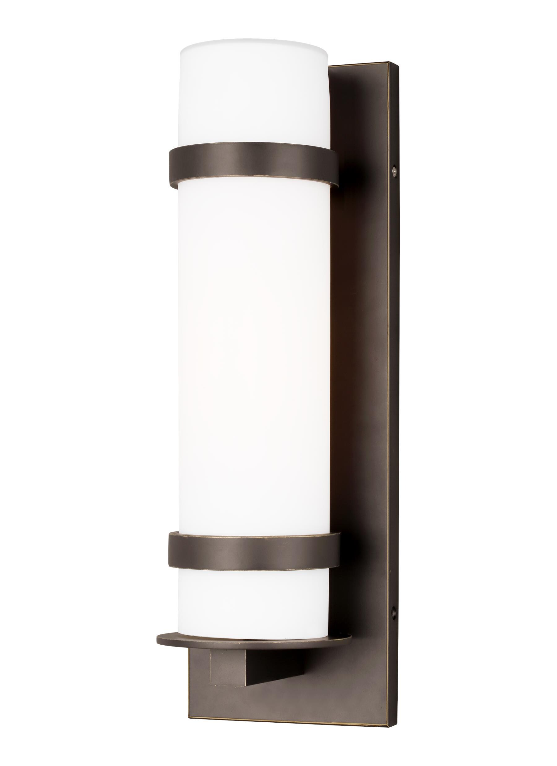 Generation Lighting 8618301EN3-71 Alban 1 -Light 18-in H Antique Bronze Hardwired Outdoor Wall Light