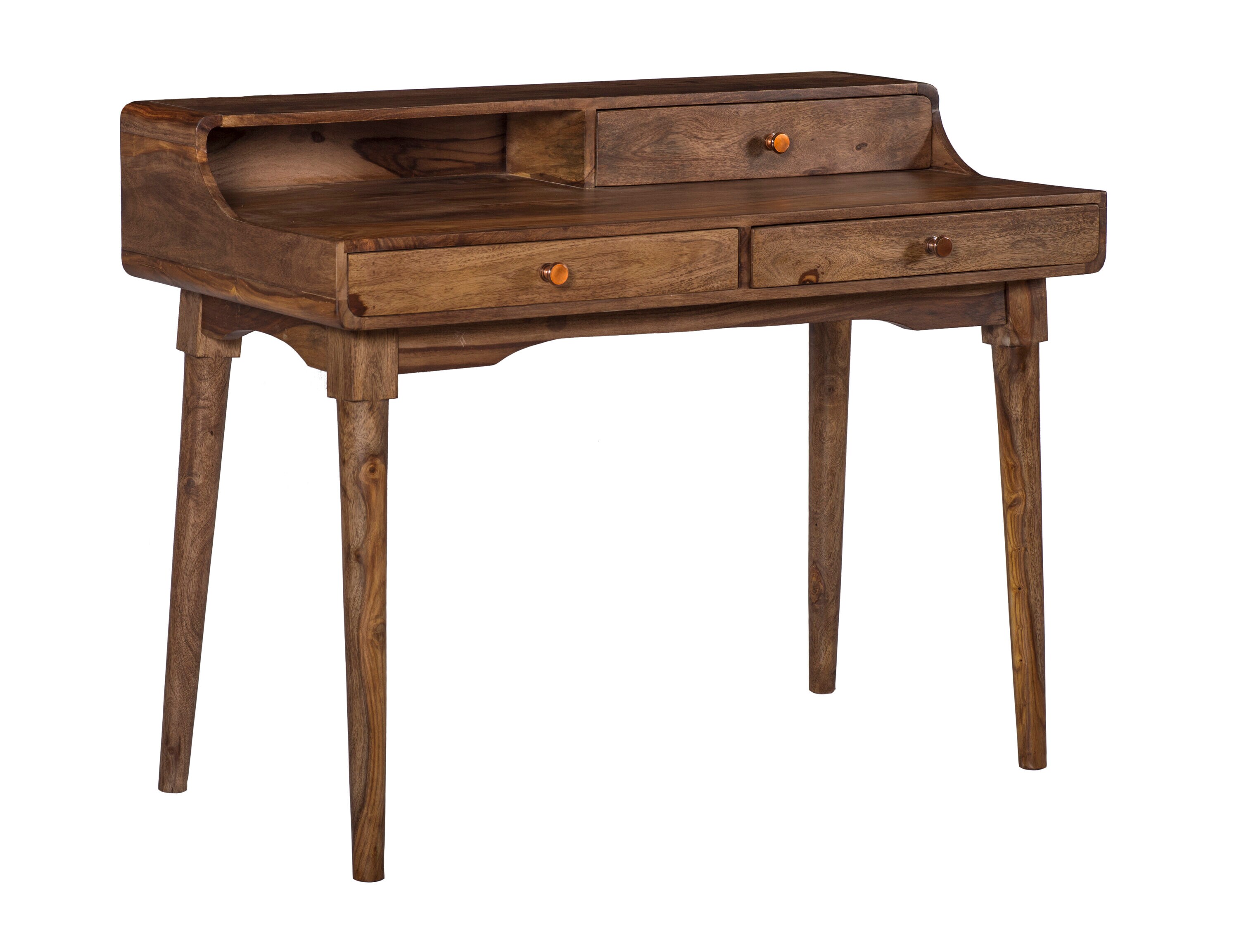 Coast to Coast 15212 45-in Brown Sheesham Writing Desk Hutch Included