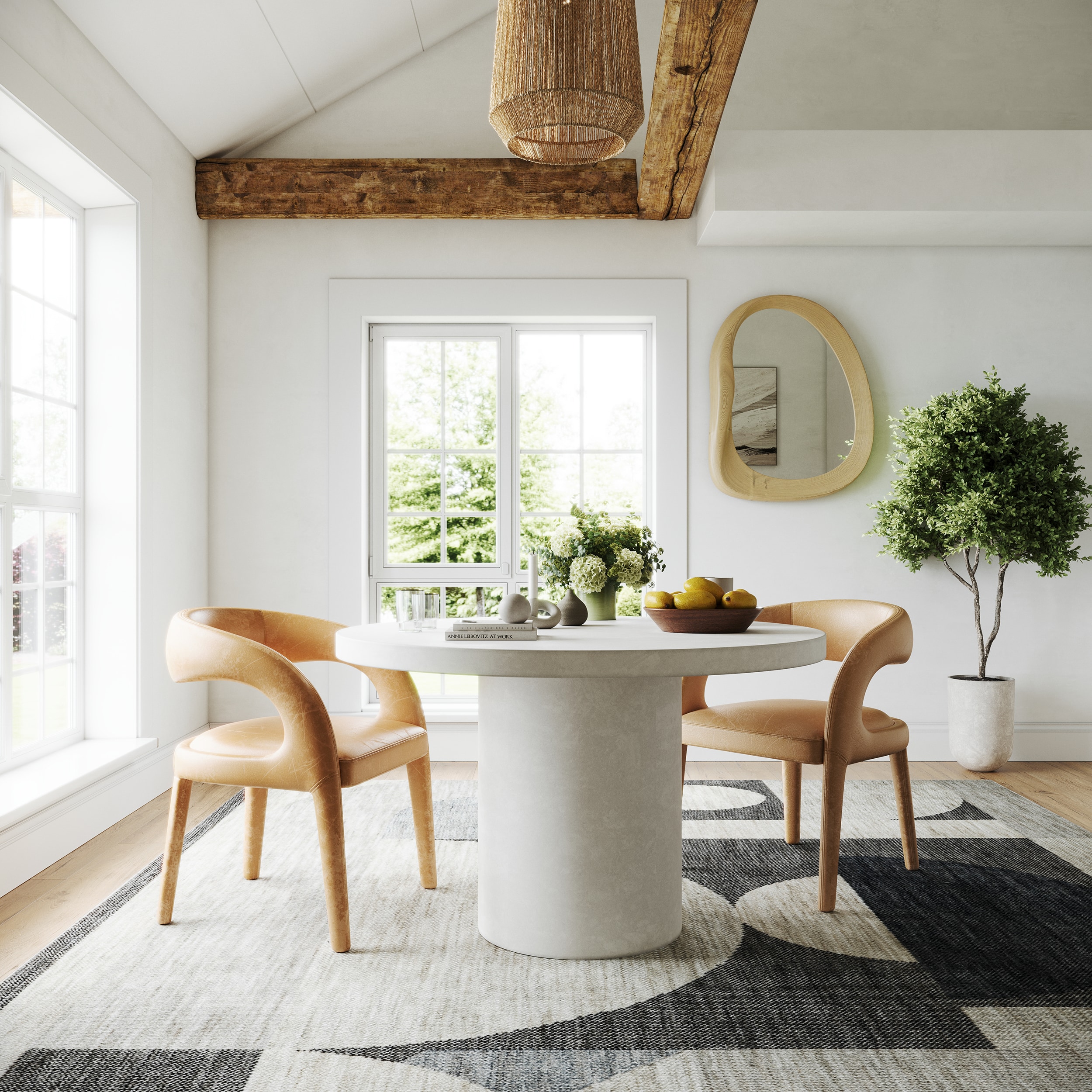 nuLOOM 200GCEL04A-203 Rhona Modern Geometric Recycled 2ft. x 3ft. Grey Area Rug