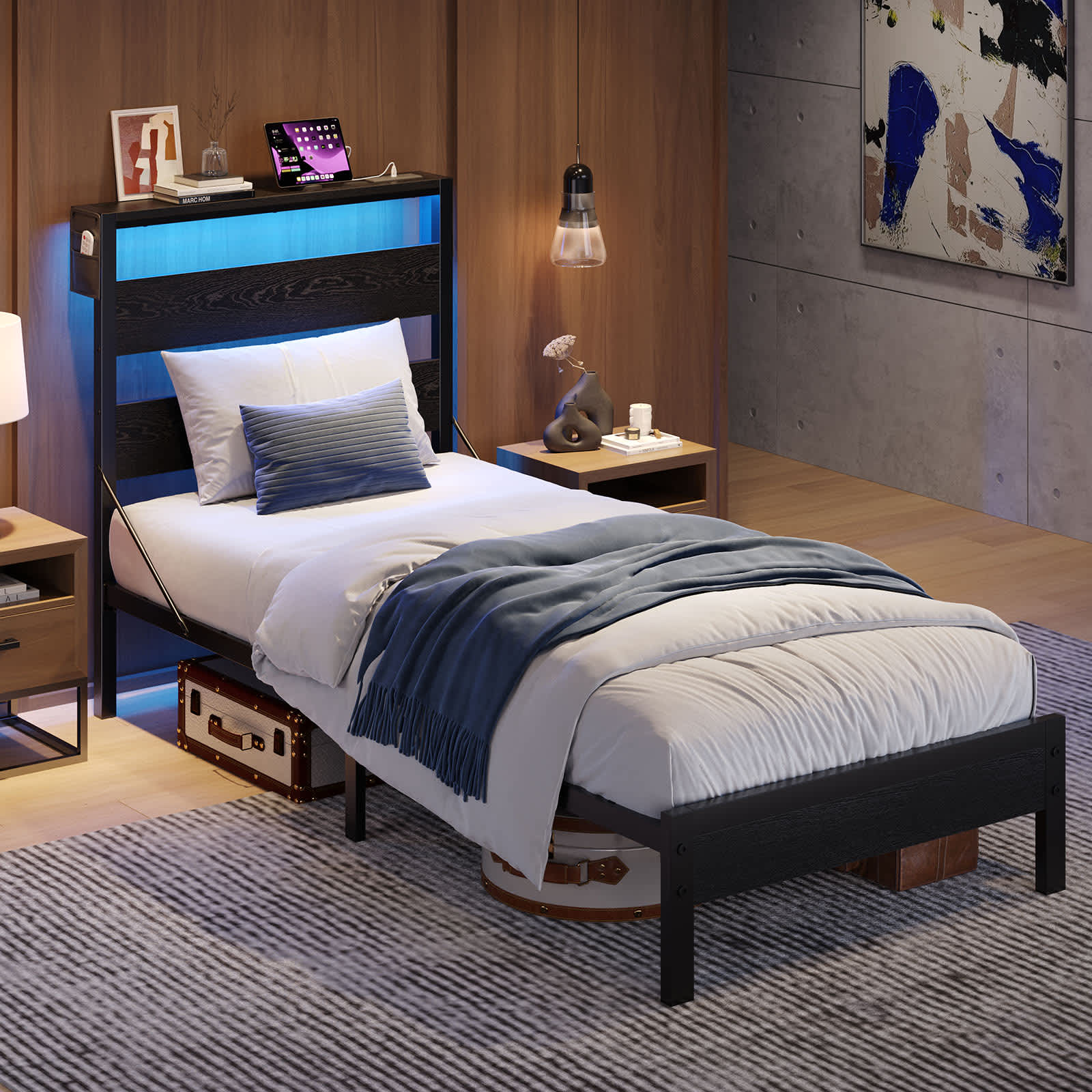 Bestier LOW-B700909SUS-BLKG beds - View #3