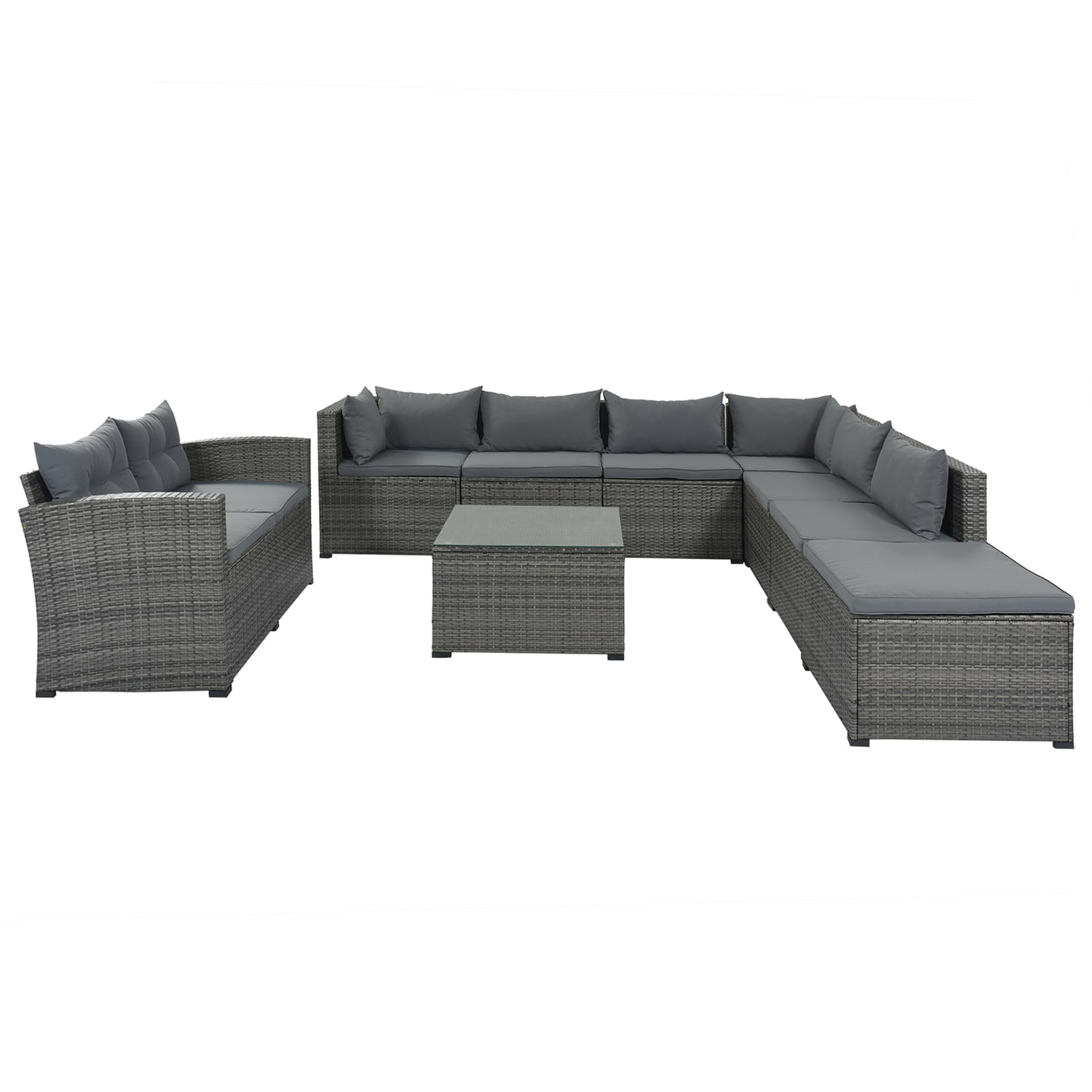 SINOFURN SYA380077GY Patio-Conversation-Sets - View #5