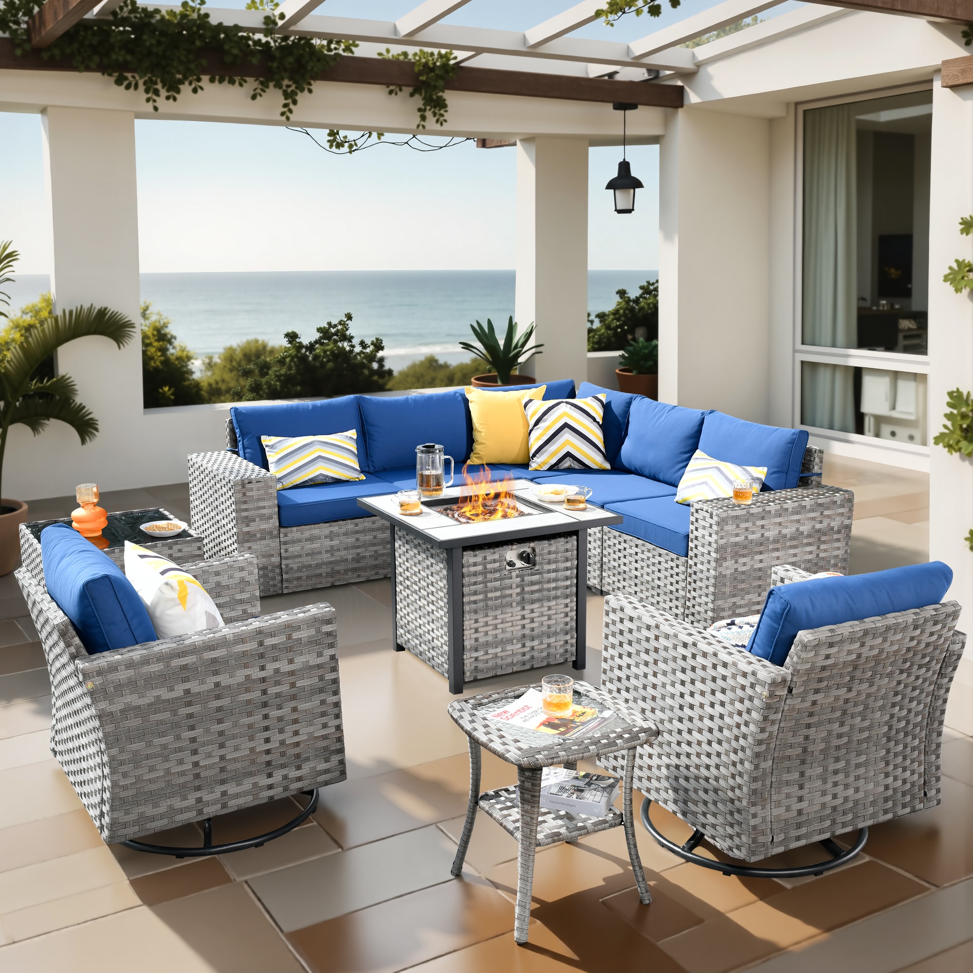 XIZZI XIBBR705-10 Patio-Conversation-Sets - View #2