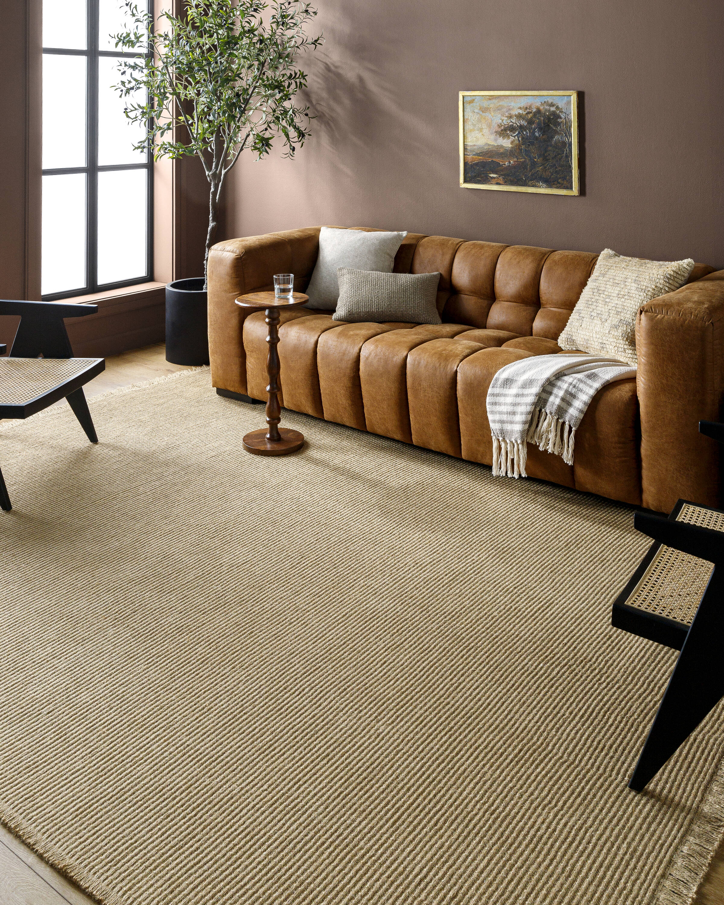 Livabliss BOKM2301-31157 Becki Owens Kimi 4 x 6 (ft) Jute Solid Tan Rectangular Indoor Solid Area rug