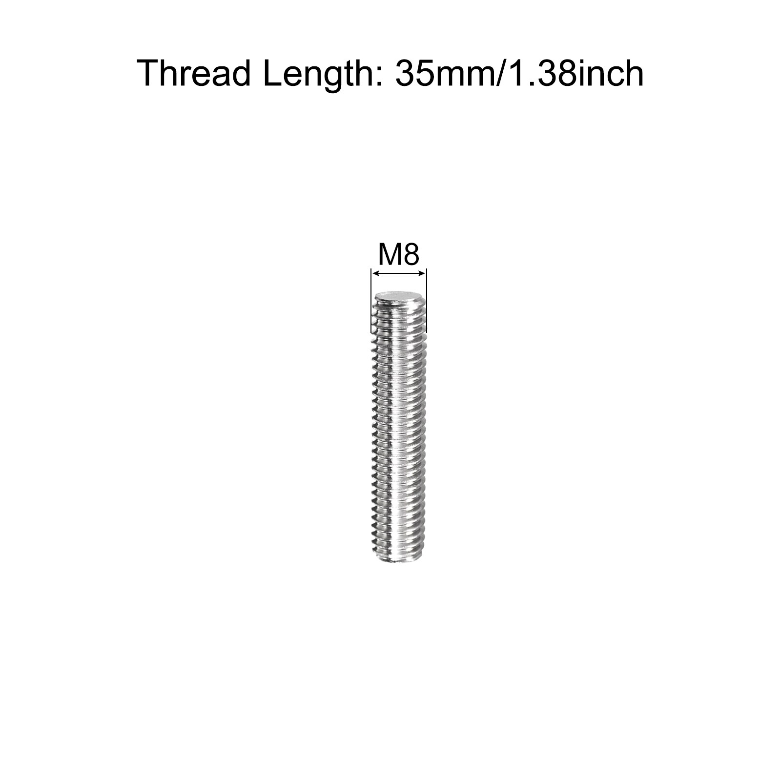 Unique Bargains S26031900UX2057 Threaded-Rod - View #2