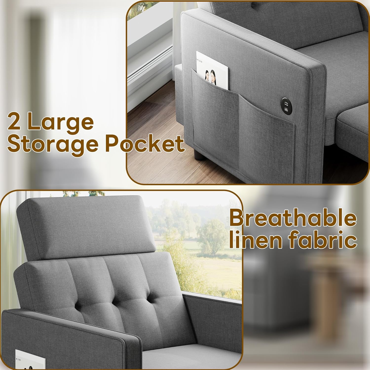 Likimio ZJCKYEB5UADLW4FZ Sofas-Loveseats - View #6