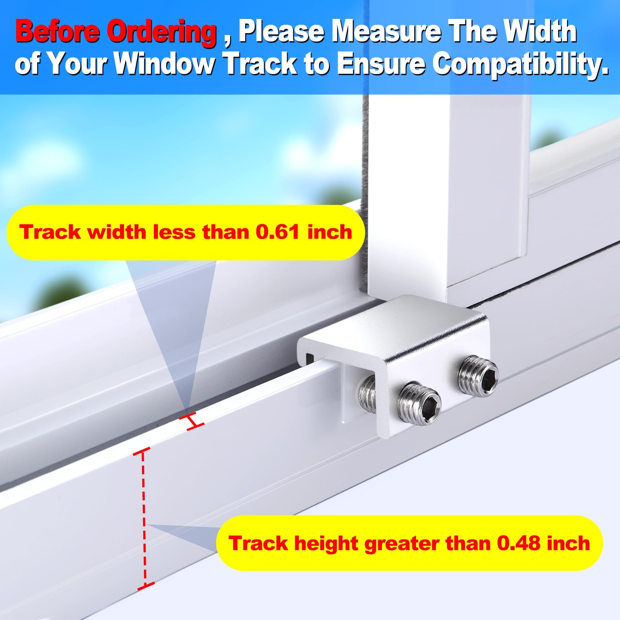 Wudkey L4-RV7K5P Horizontal-Sliding-Window-Sash-Locks - View #2
