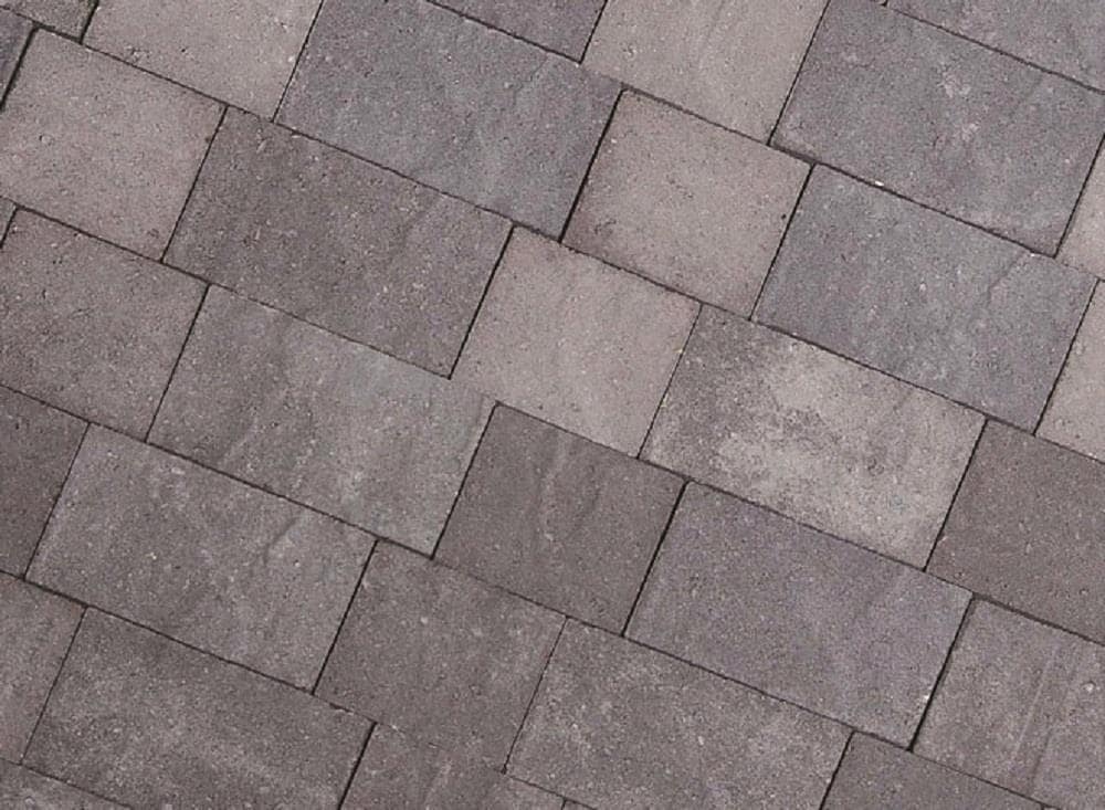 CastleLite Q010.111.69.D3 9-in L x 6-in W x 2-in H Rectangle Shasta Blend Concrete Paver