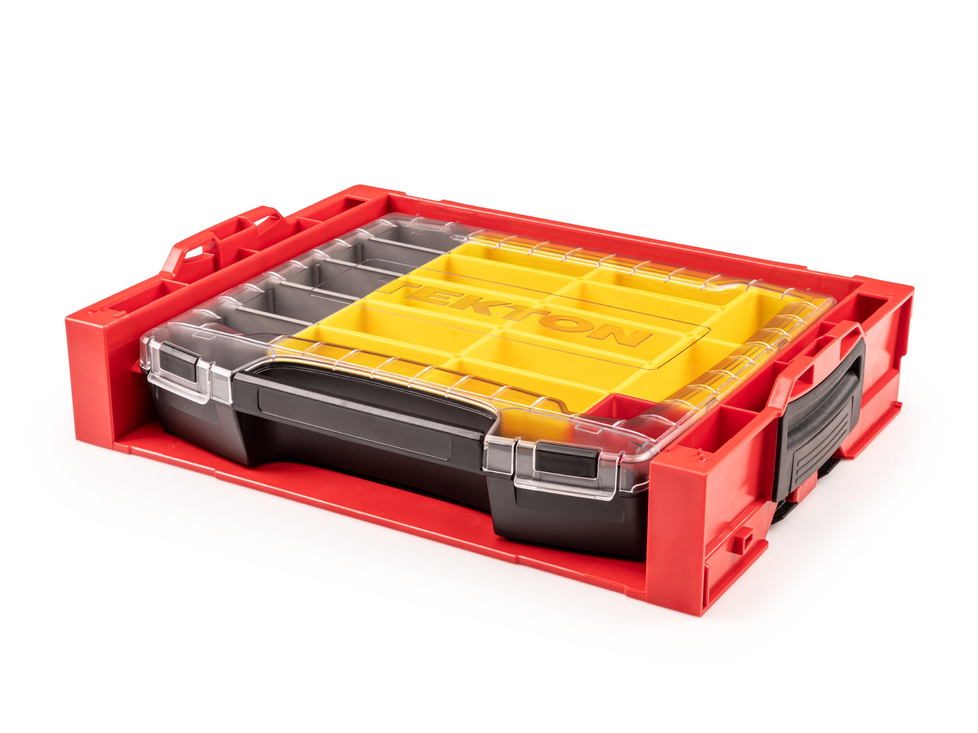 TEKTON OLB94023 17.5-Inches W x 4-Inches H x 13.5-Inches D Red Plastic Tool Box