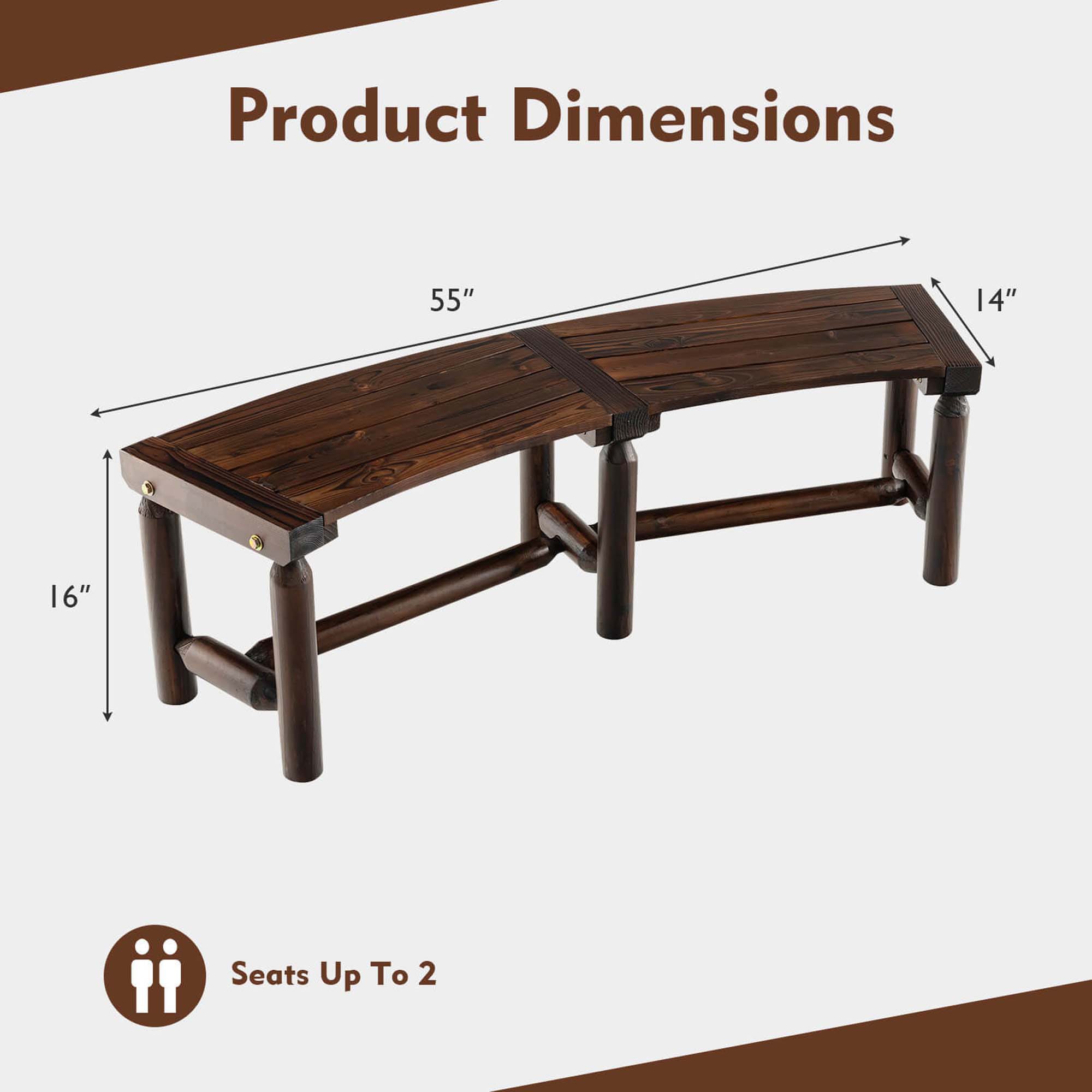 Costway HCST00816 benches - View #2