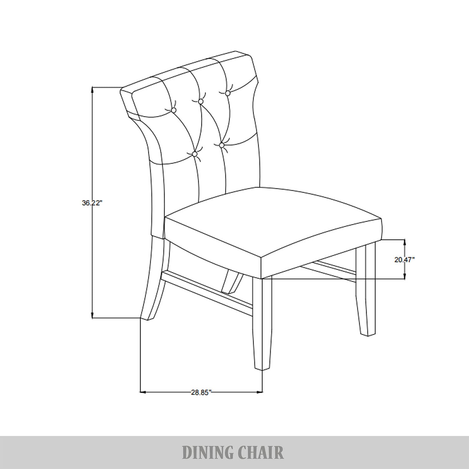 ChaletPosh C3084US-DGY-LN-BN-C4 Dining-Sets - View #12