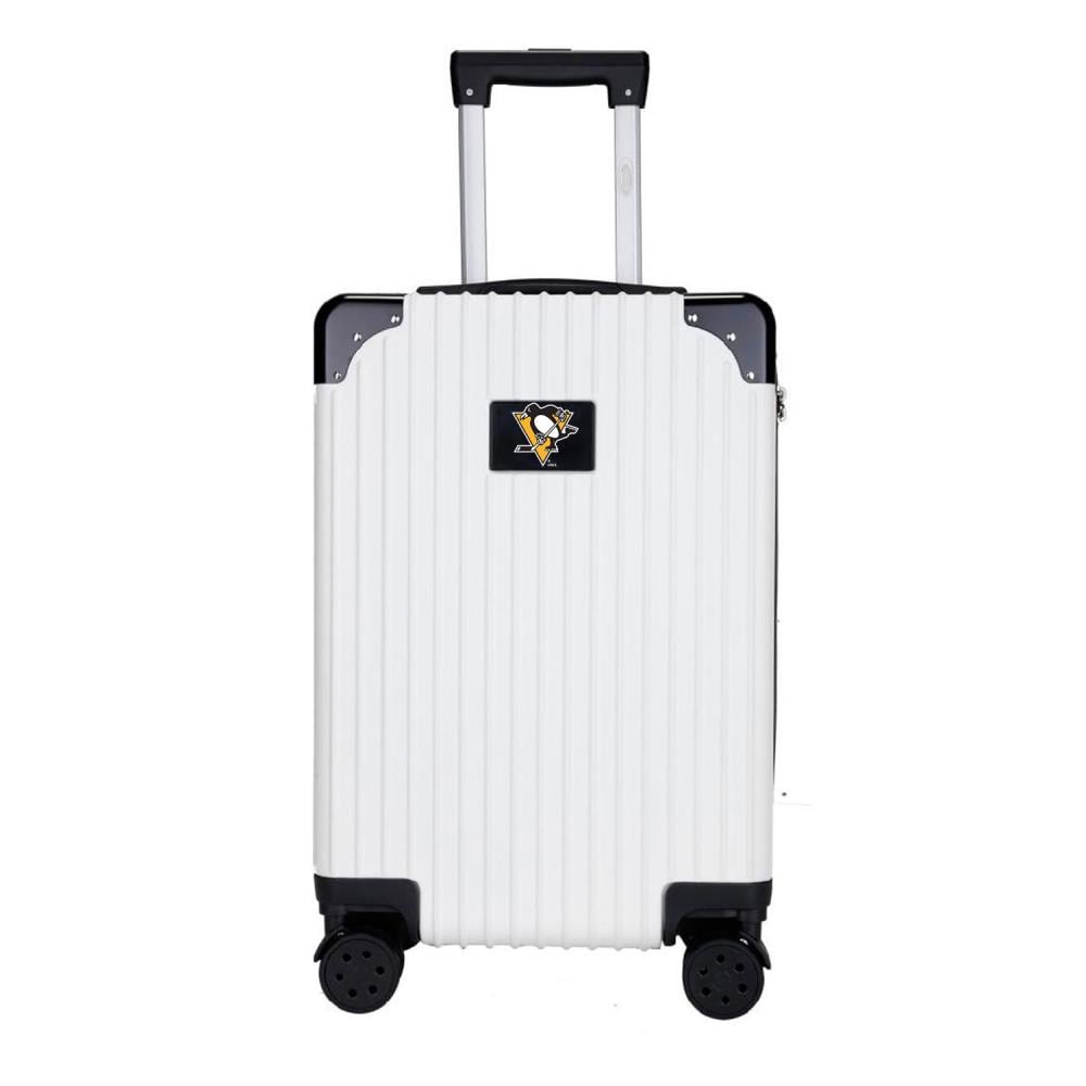 Mojo Licensing NHPEL210_WHITE 23.75 X 15.5 X 9.75 White Polycarbonate Hardshell Carry-on Bag (1-Bag)