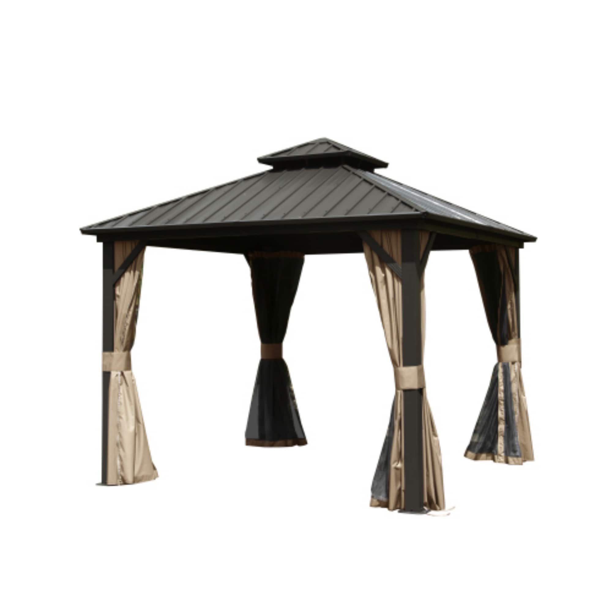 ToolCat BZ2-34-PW Wood-Resin-Gazebos - View #8