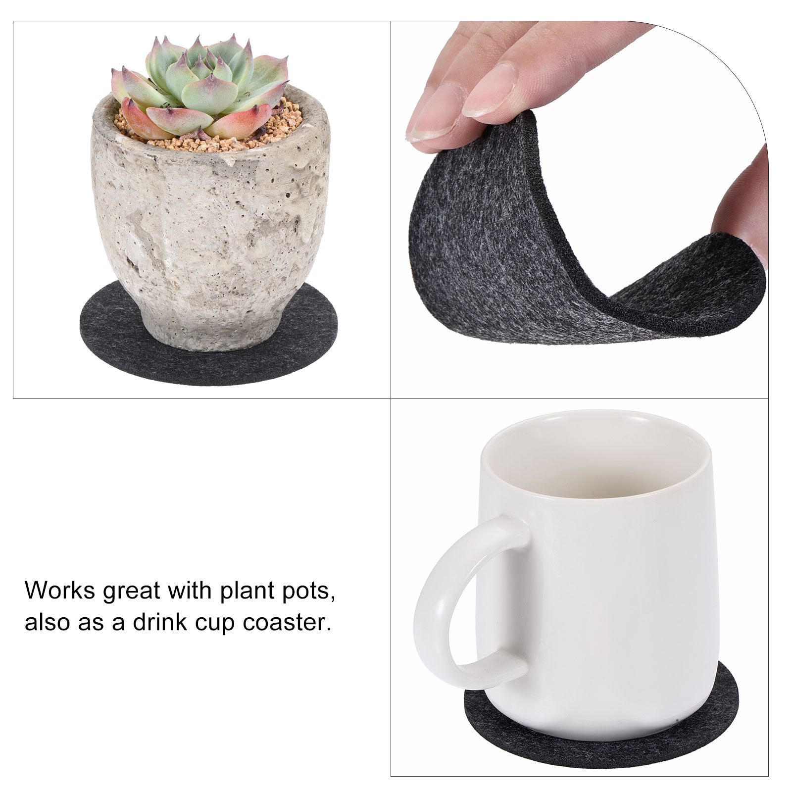 Unique Bargains S26081901UX1775 Plant-Saucers - View #3