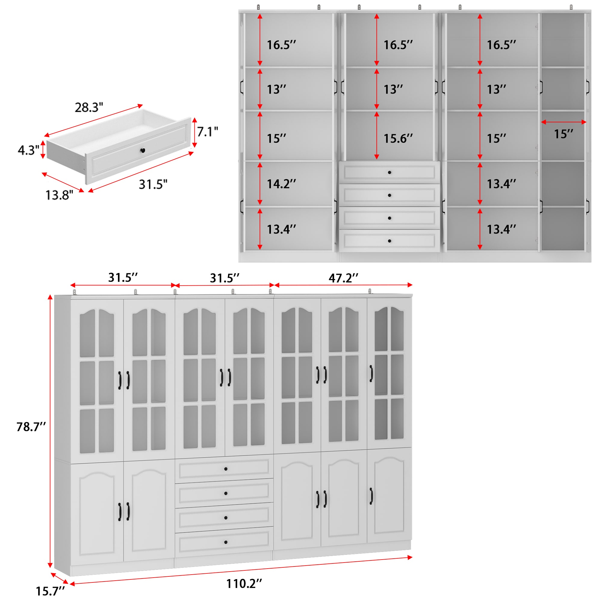 FUFU&GAGA KF020392+393+394 bookcases - View #12