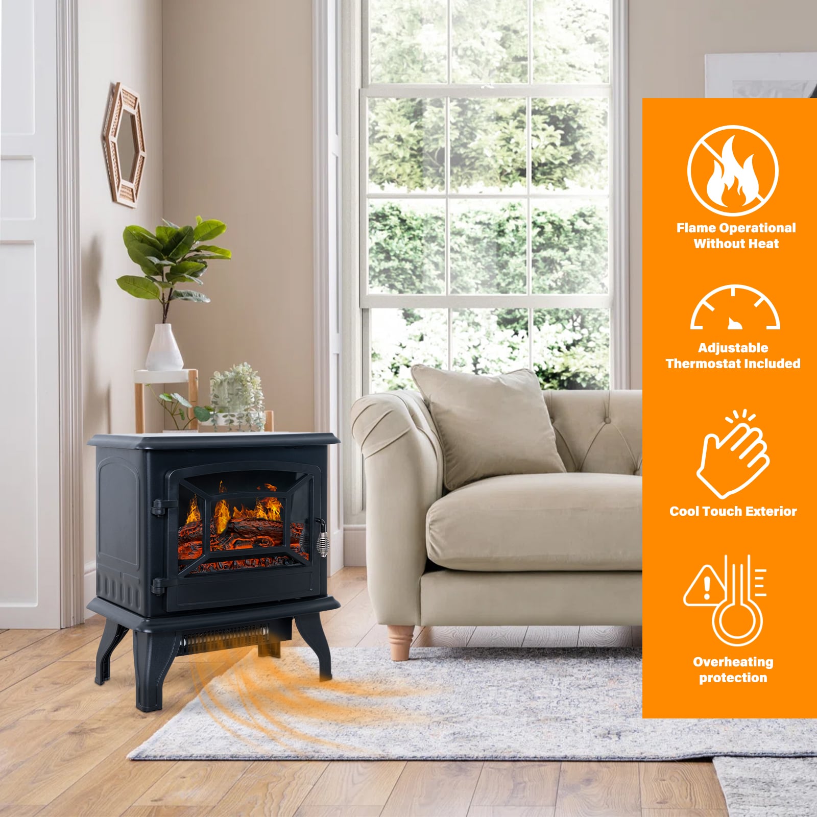 Maocao Hoom FZ67851 Electric-Fireplaces - View #6