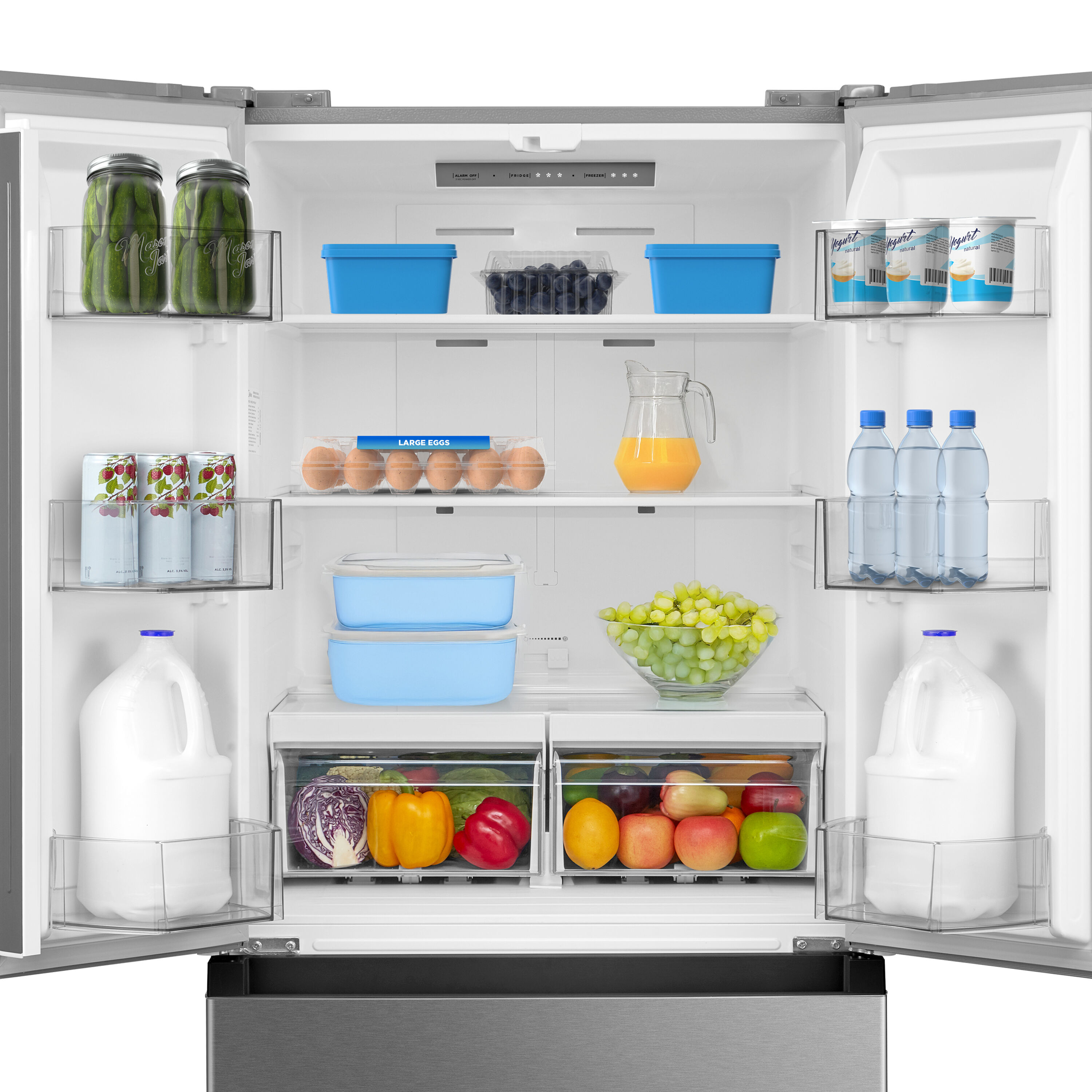 Midea MRF18B4AST French-Door-Refrigerators - View #6