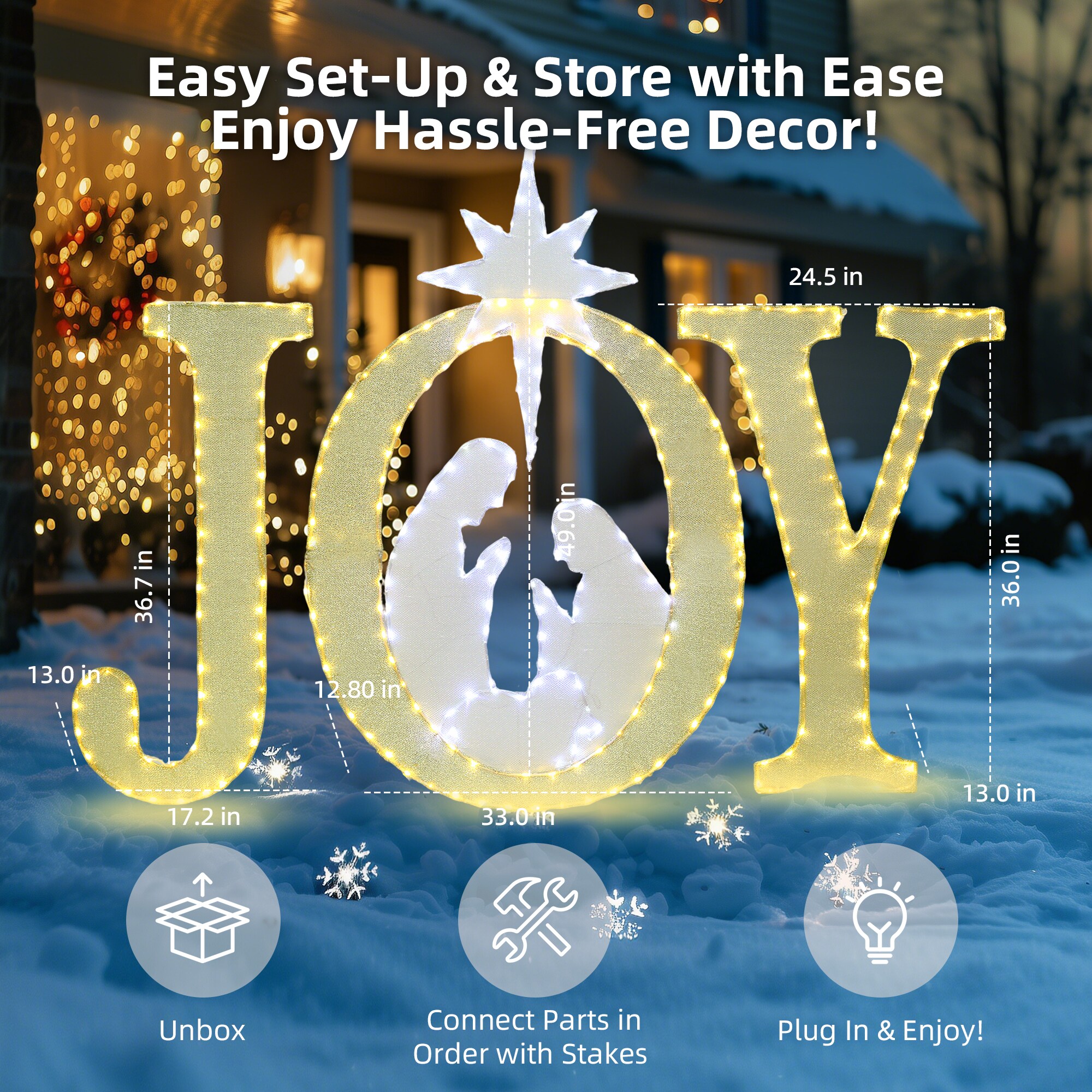 Starfree HOXSOD0201GLD Outdoor-Christmas-Decor - View #8