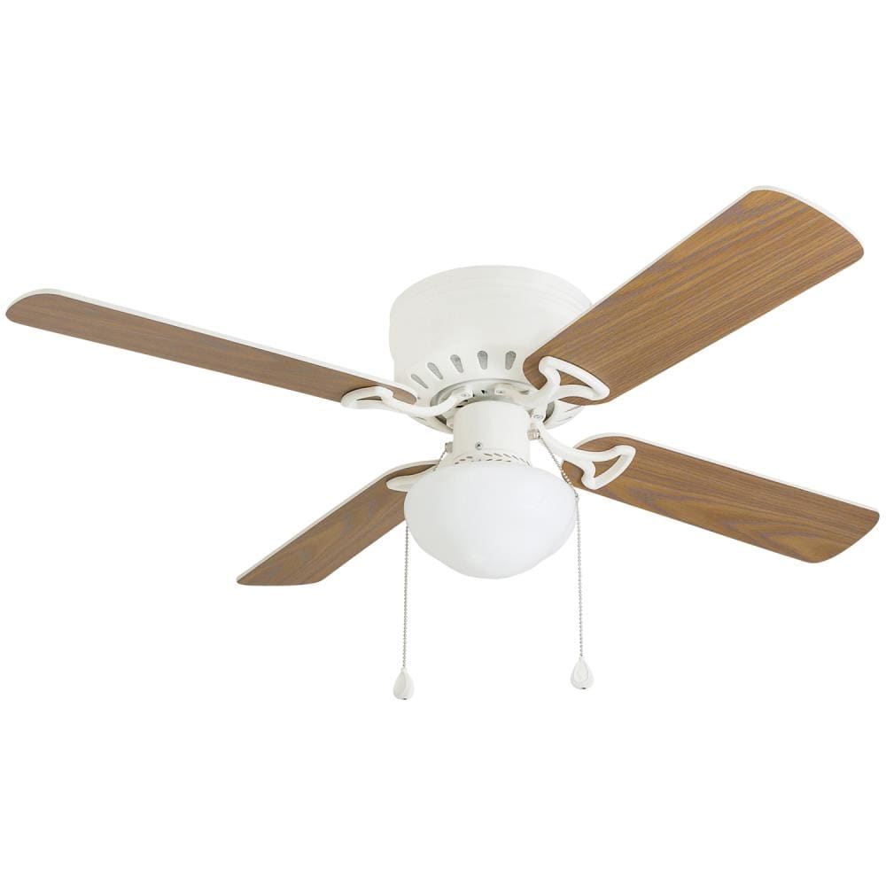 Harbor Breeze 0098120 42" 107cm Armitage White Ceiling Fan With Light 