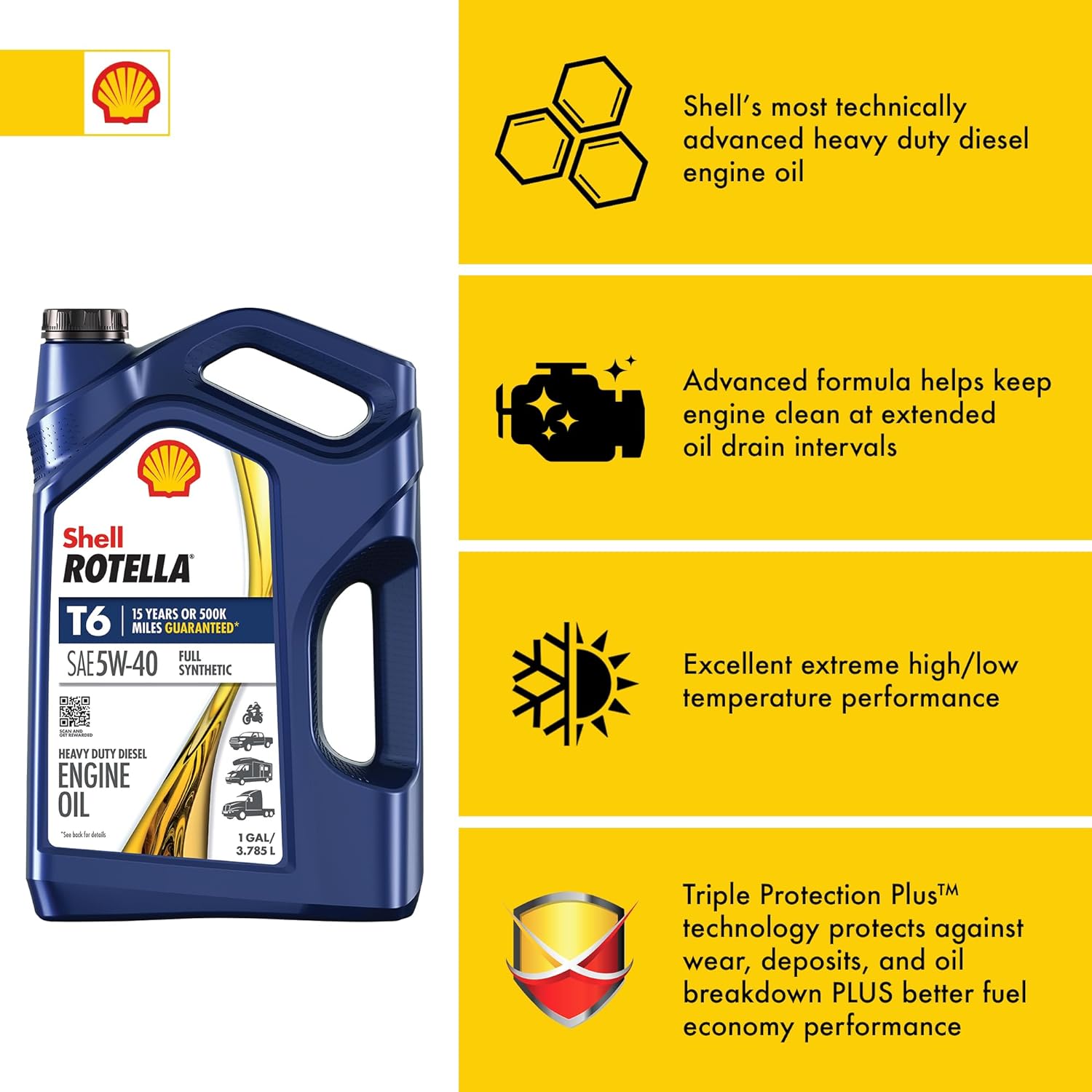 Rotella 550045347 Motor-Oil - View #4