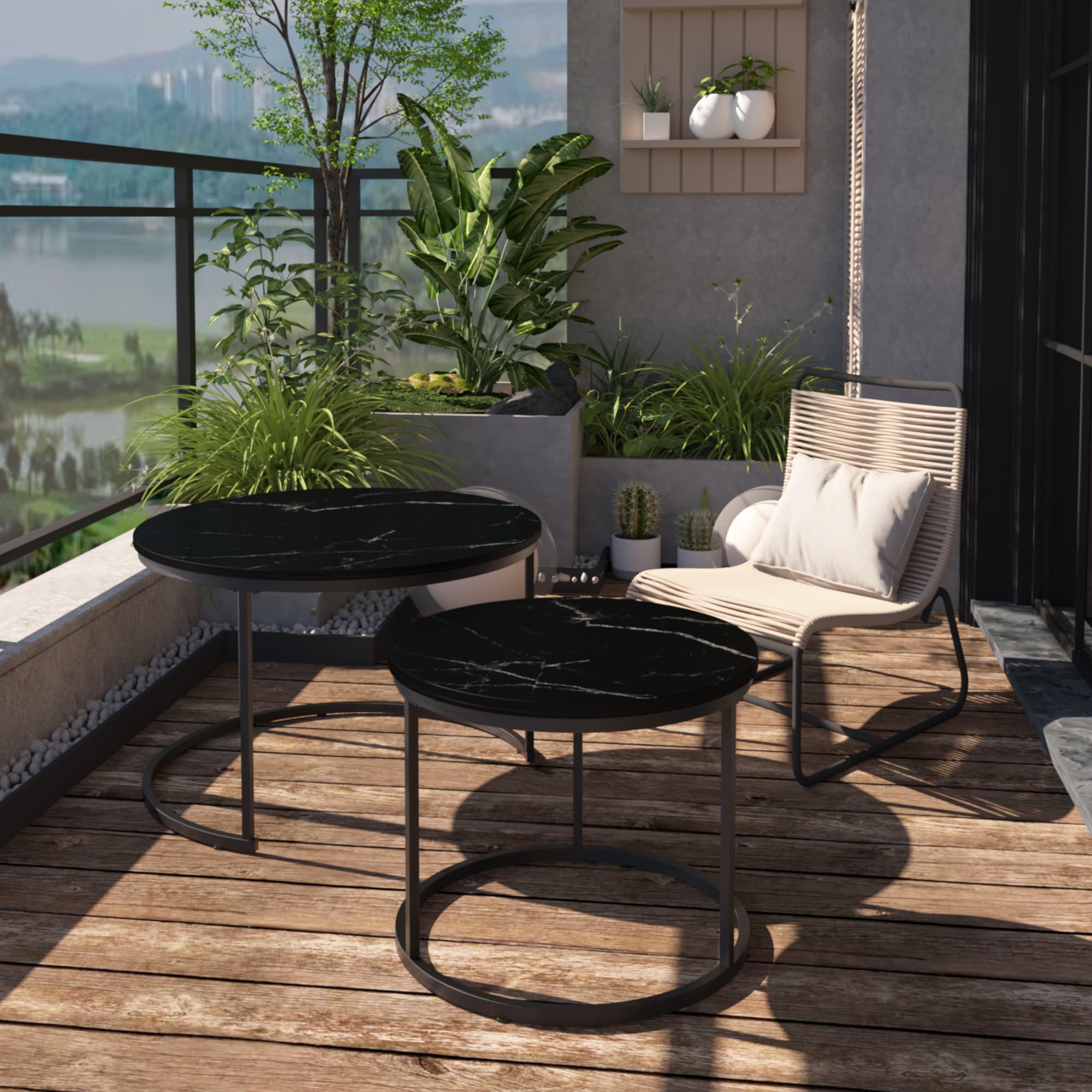 Vynxaria LESX0019-DJBZ-ET0016 End-Tables - View #2